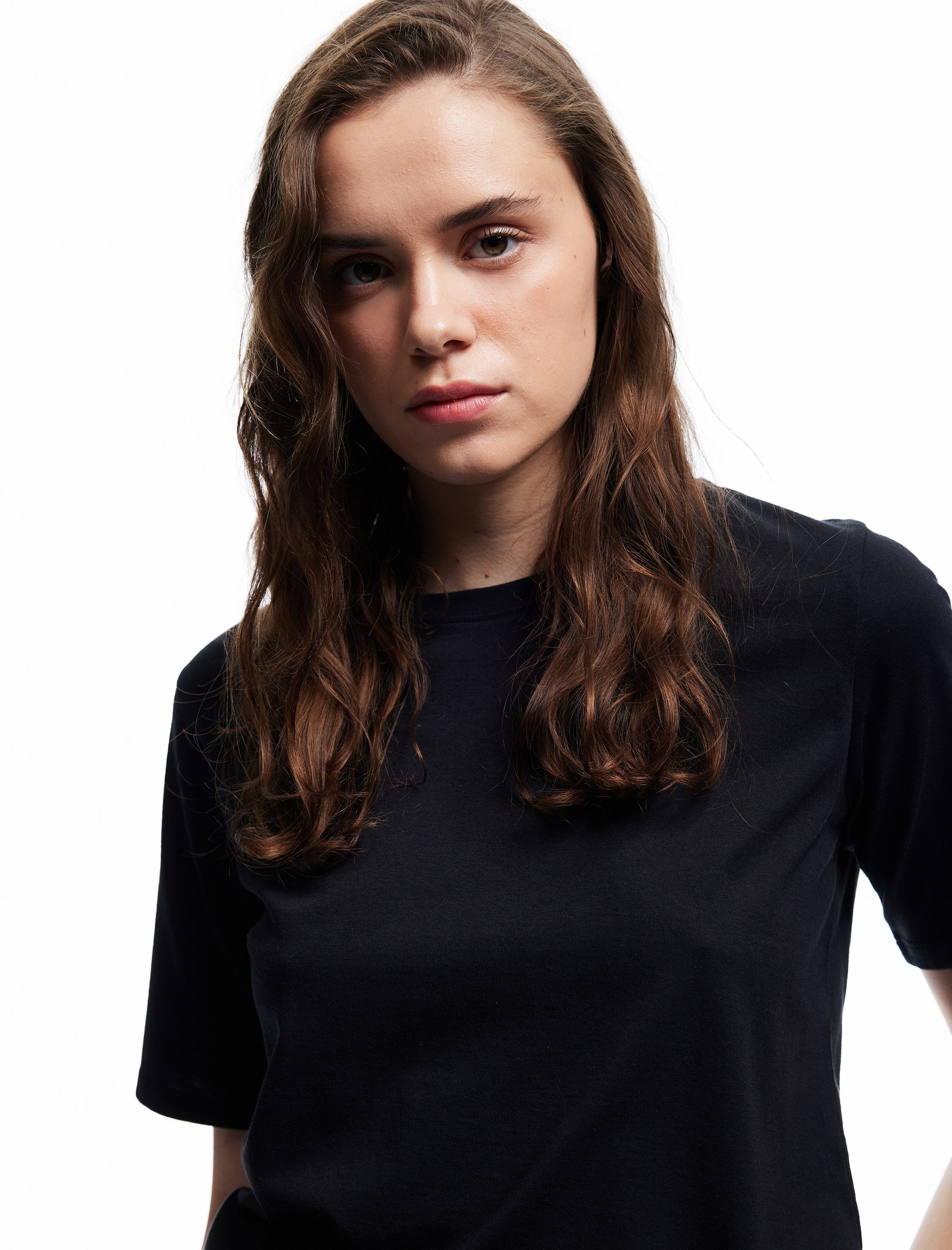   7'li Kısa Kollu Bisiklet Yaka Pamuklu Basic Tişört Seti