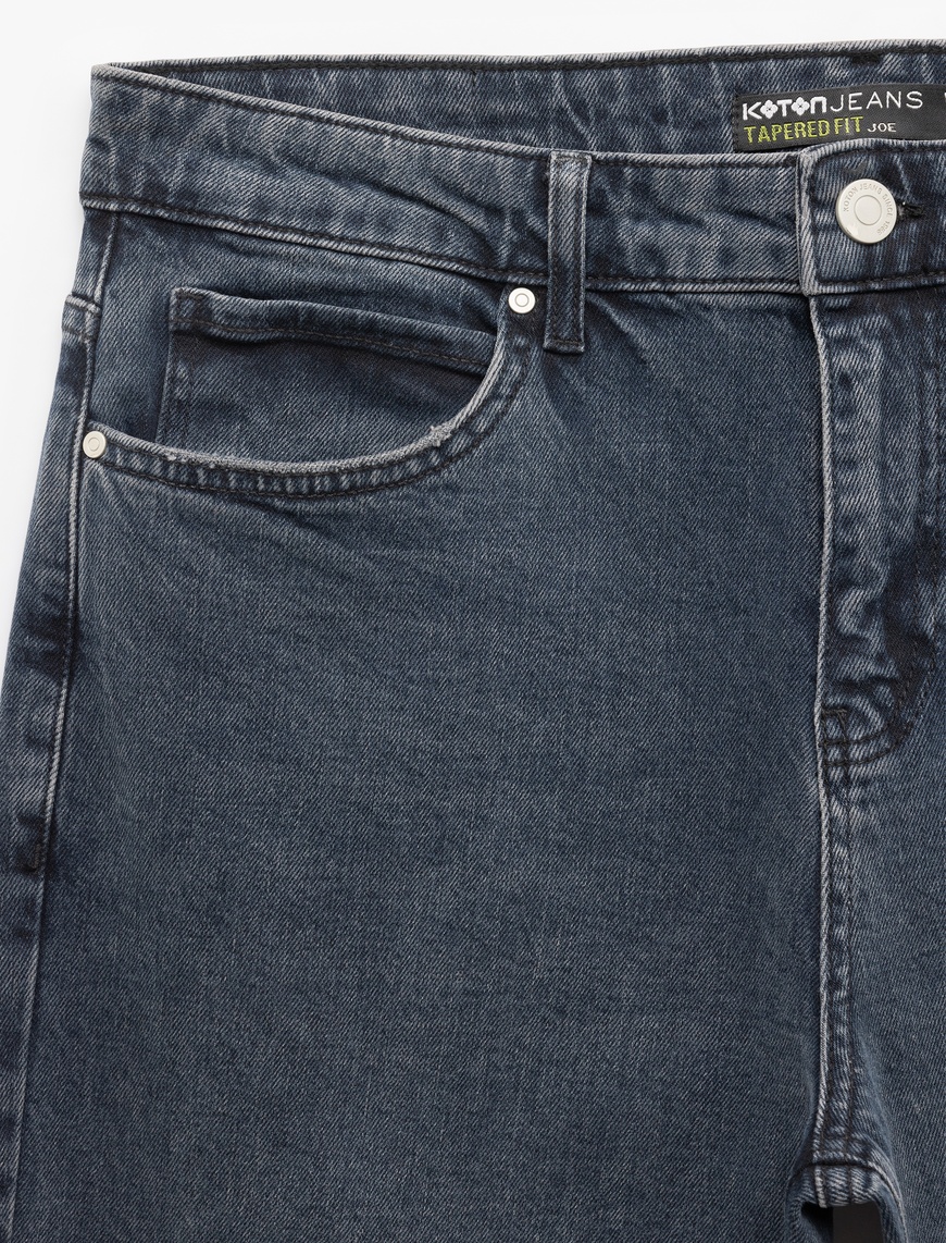   Pamuklu Normal Bel Tapered Fit Jean Pantolon - Joe Jean