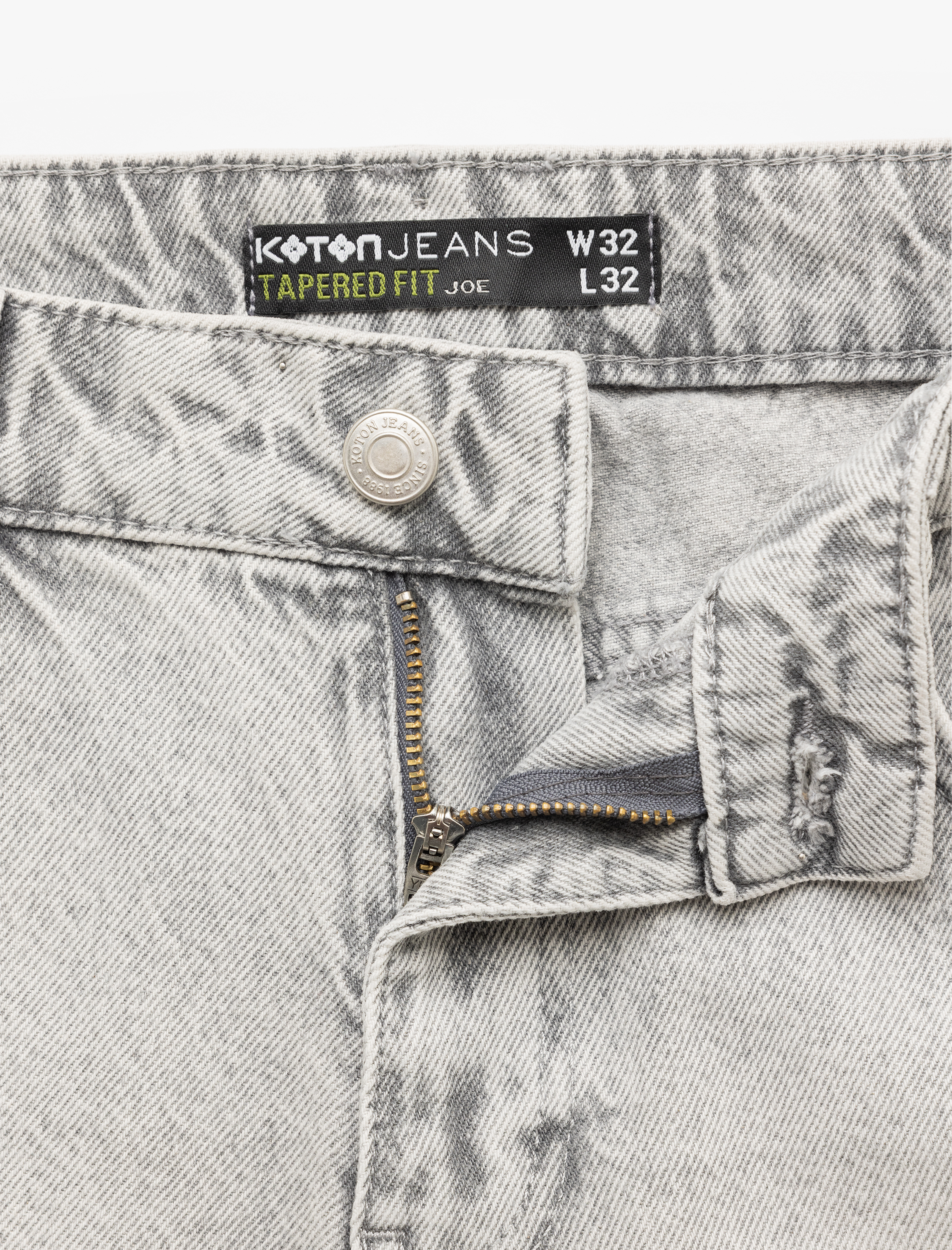   Normal Bel Pamuklu Tapered Fit Jean Pantolon - Joe Jean