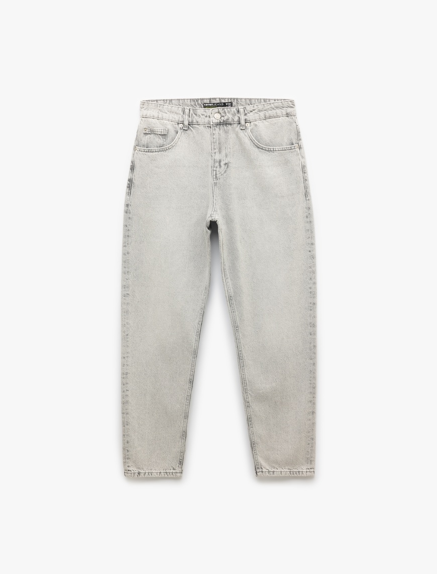   Normal Bel Pamuklu Tapered Fit Jean Pantolon - Joe Jean