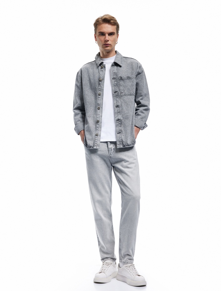  Normal Bel Pamuklu Tapered Fit Jean Pantolon - Joe Jean