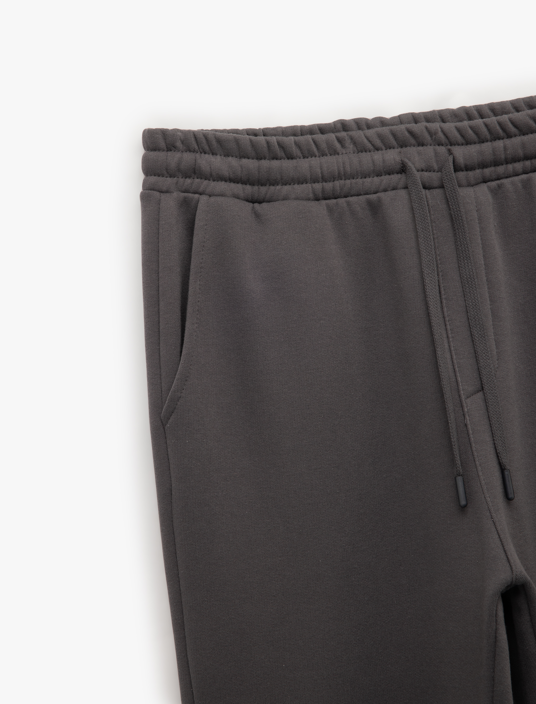   Beli Bağcıklı Şardonlu Cep Detaylı Jogger Kışlık Eşofman Altı