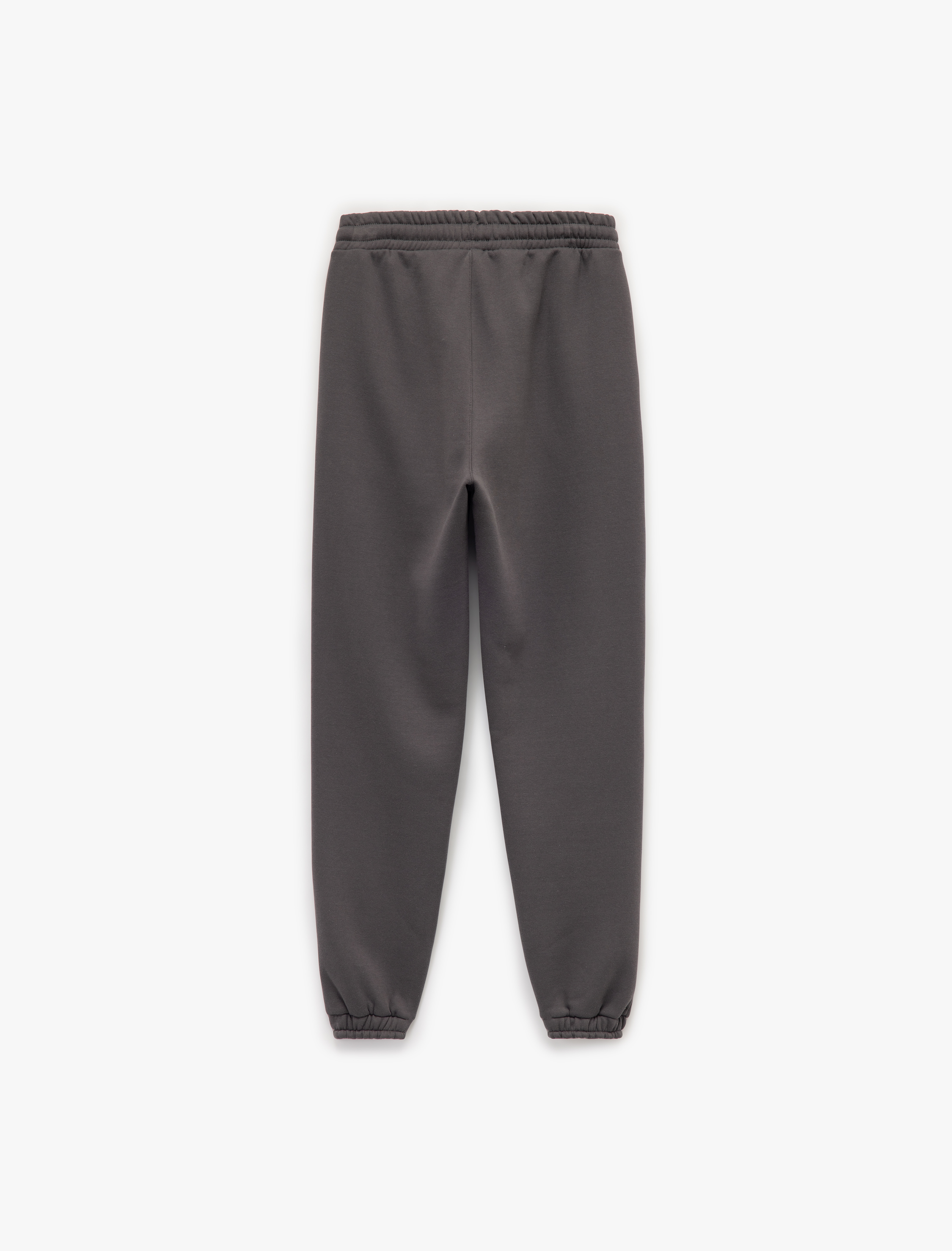   Beli Bağcıklı Şardonlu Cep Detaylı Jogger Kışlık Eşofman Altı