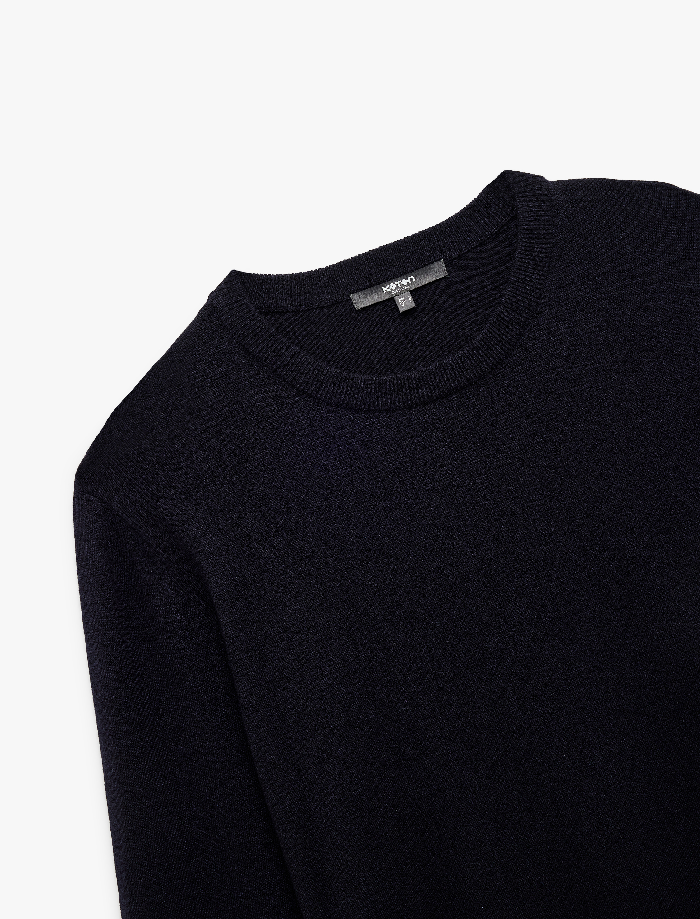   Uzun Kollu Bisiklet Yaka Basic Triko Kazak