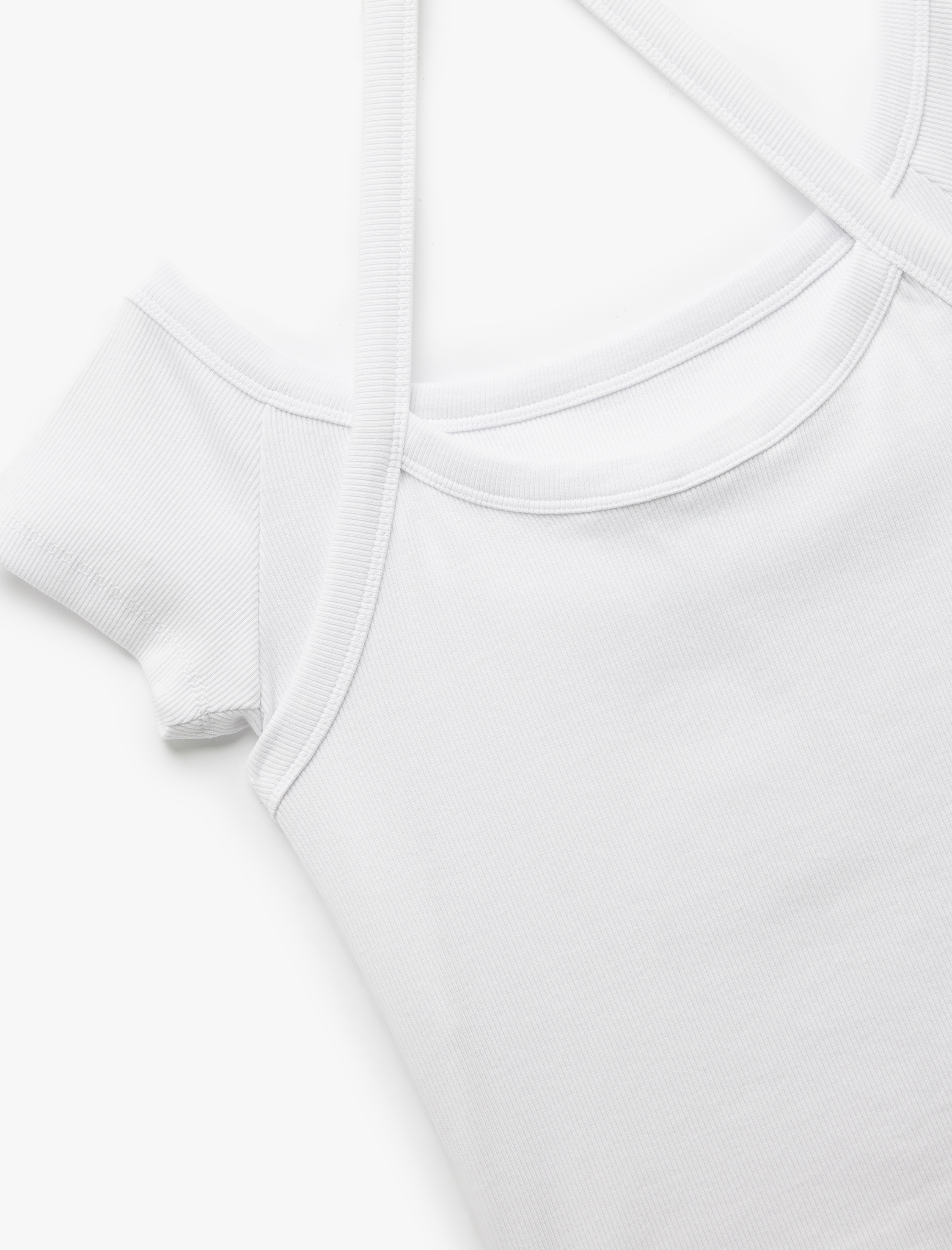   Pamuklu Slim Fit Boyundan Bağlama Detaylı Kısa Kollu Tişört