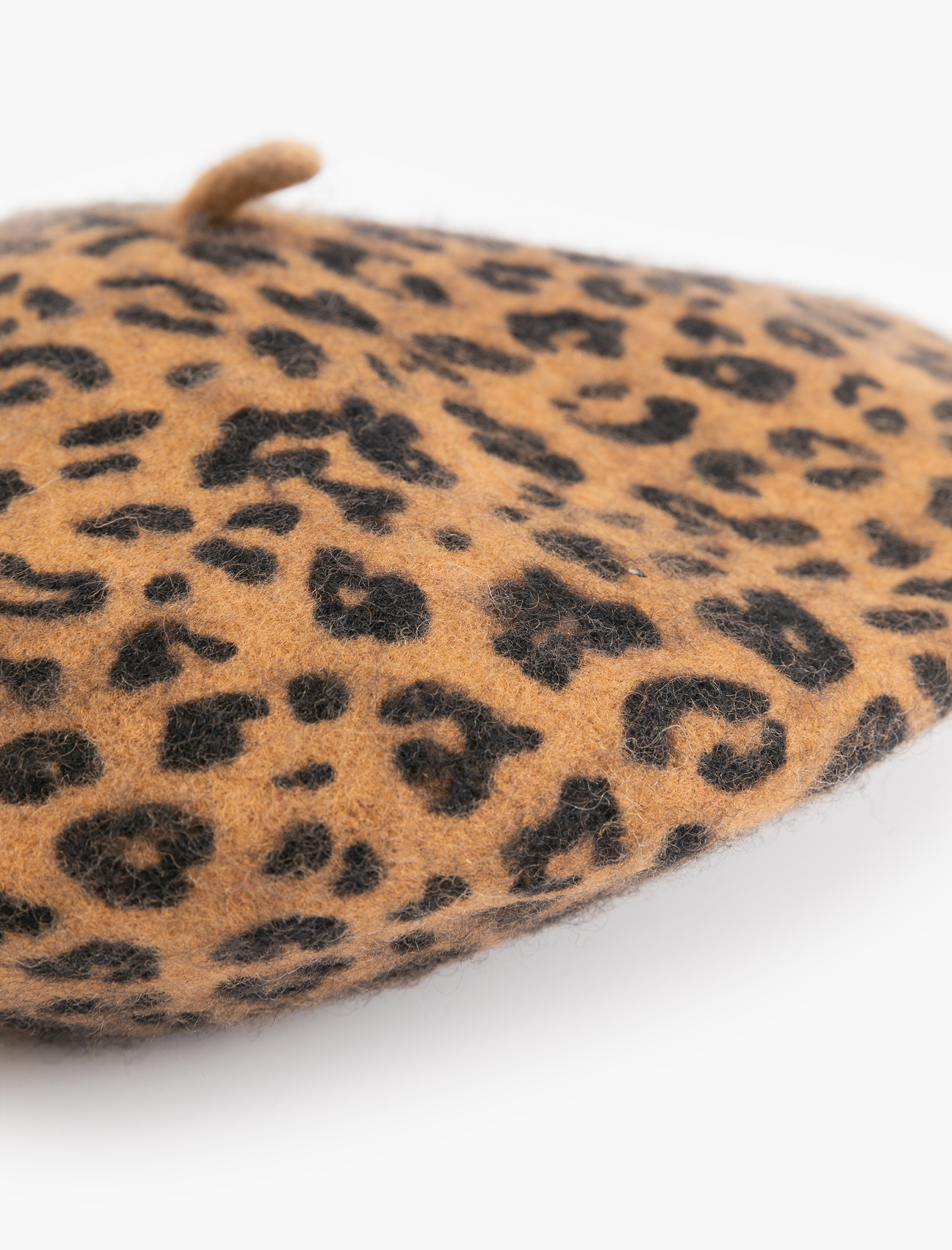  Kadın Leopar Desenli Ressam Şapka