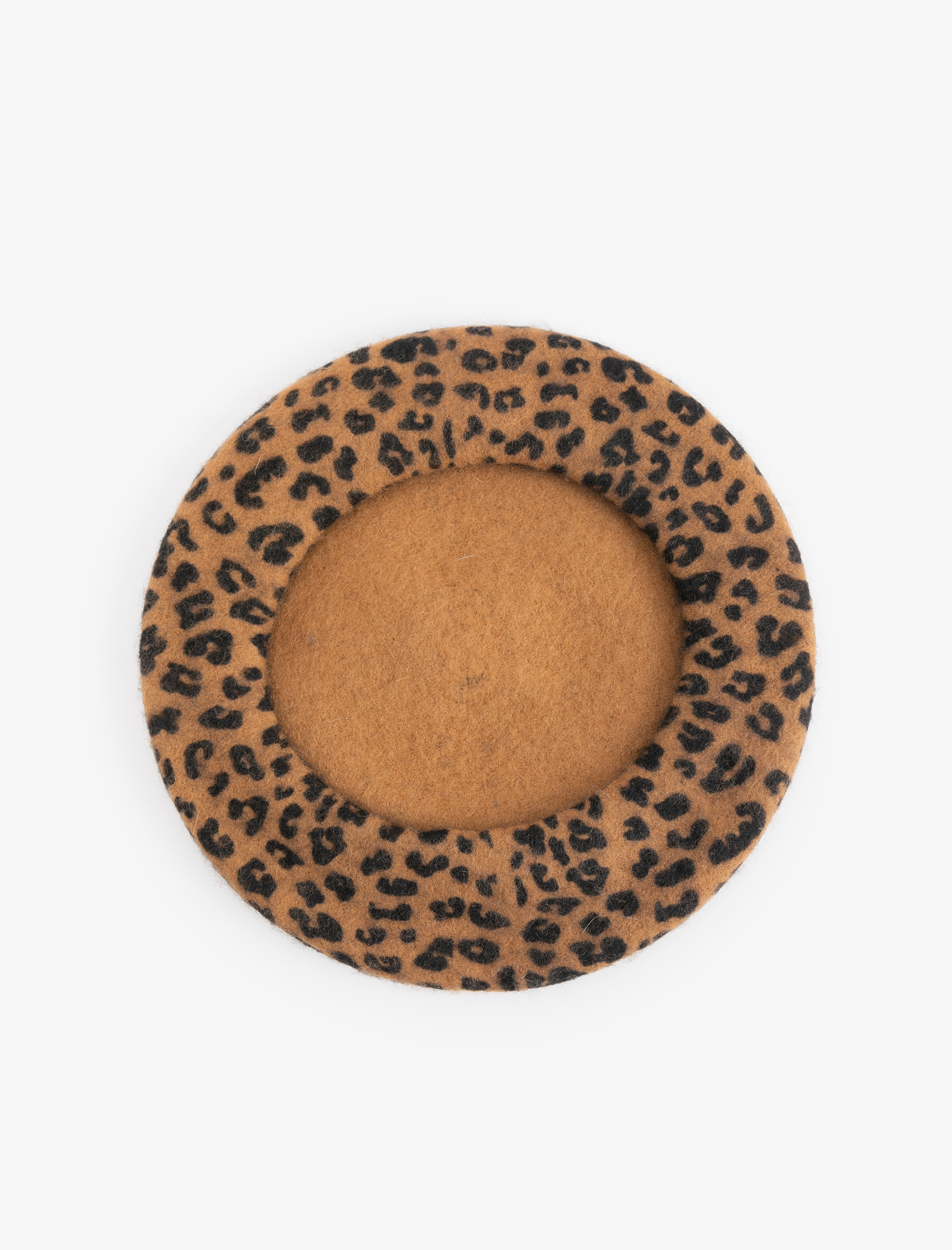  Kadın Leopar Desenli Ressam Şapka
