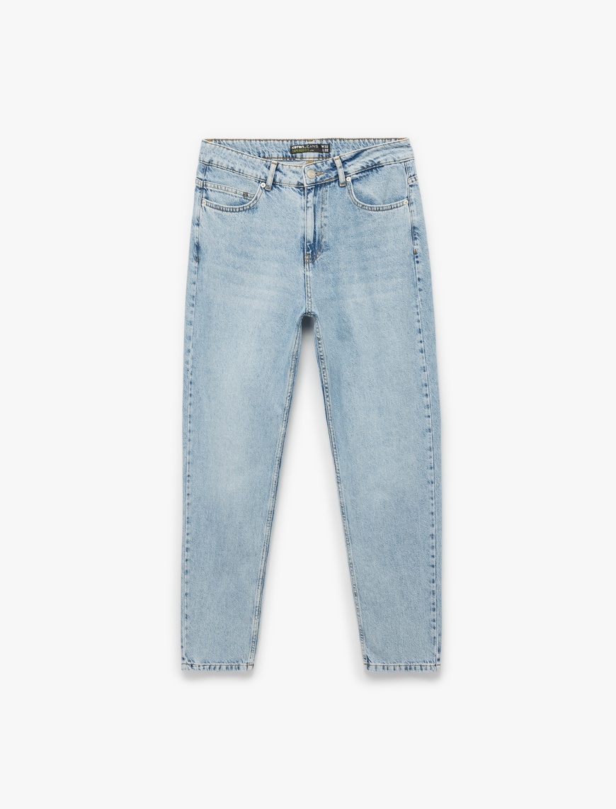   Normal Bel Pamuklu Tapered Fit Jean Pantolon - Joe Jean