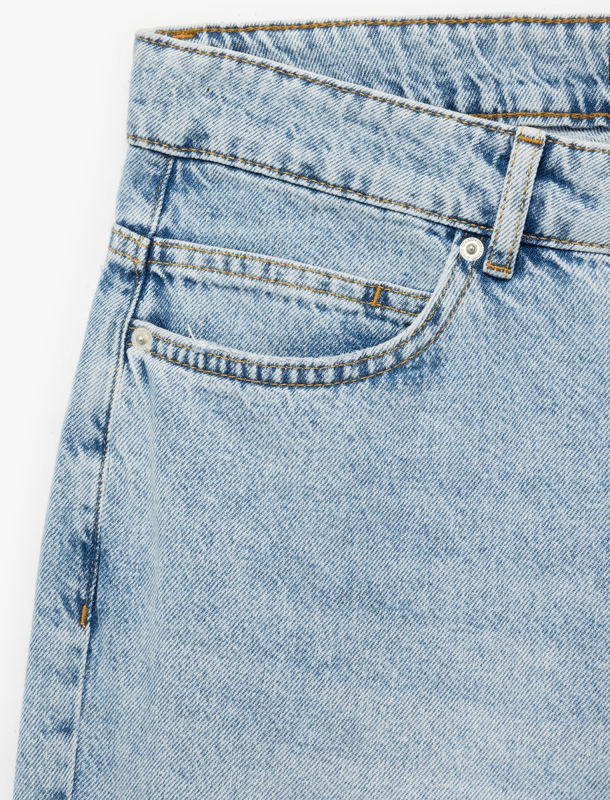   Normal Bel Pamuklu Tapered Fit Jean Pantolon - Joe Jean