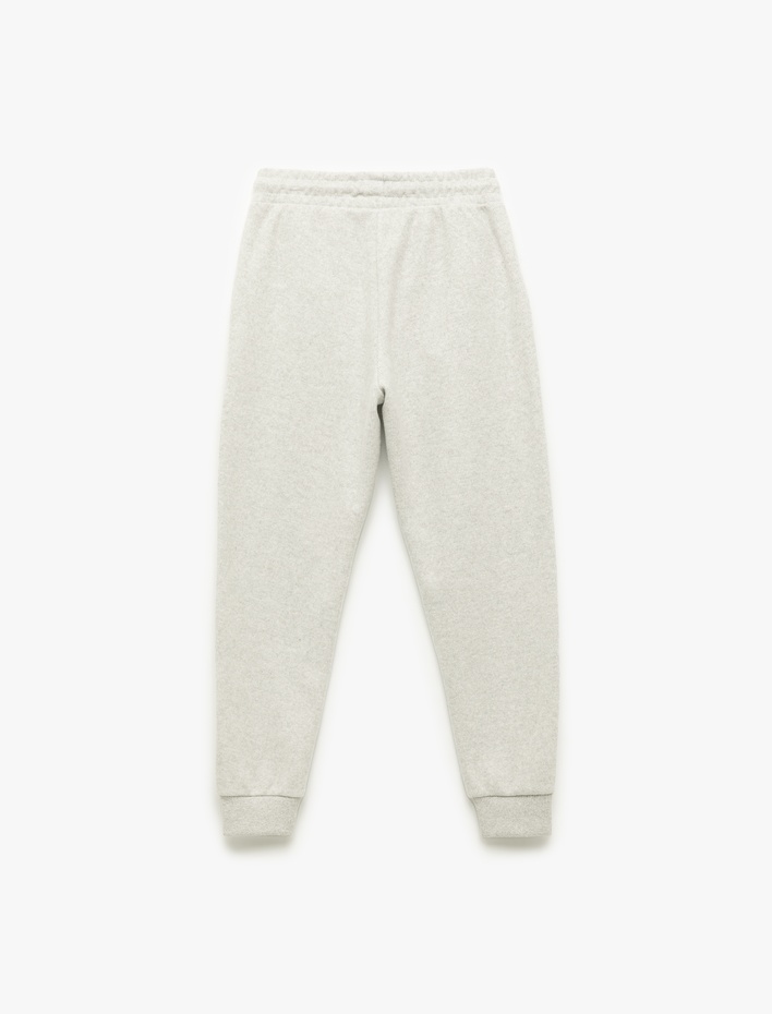 Erkek Çocuk Cepli Aplike Detaylı Jogger Eşofman Altı