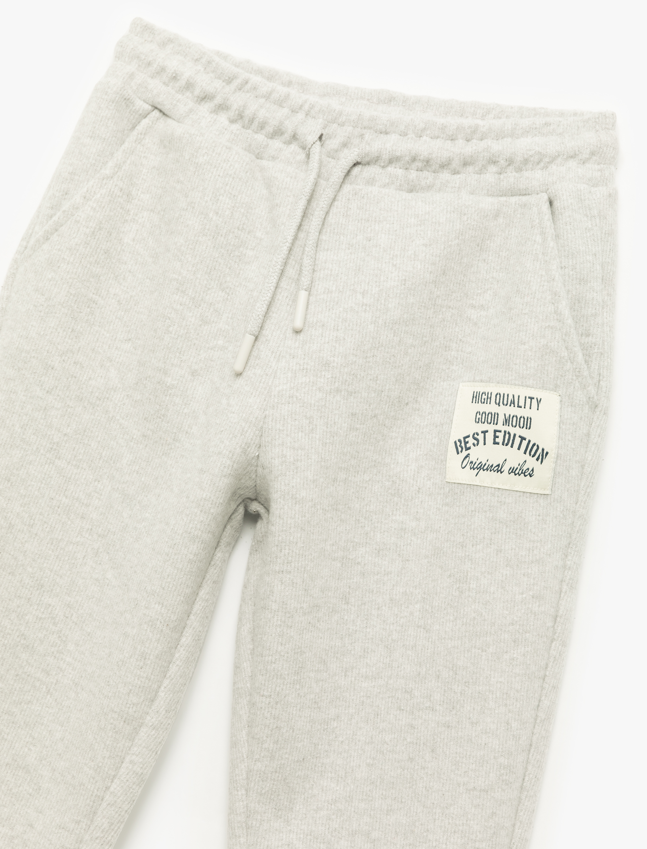  Erkek Çocuk Cepli Aplike Detaylı Jogger Eşofman Altı