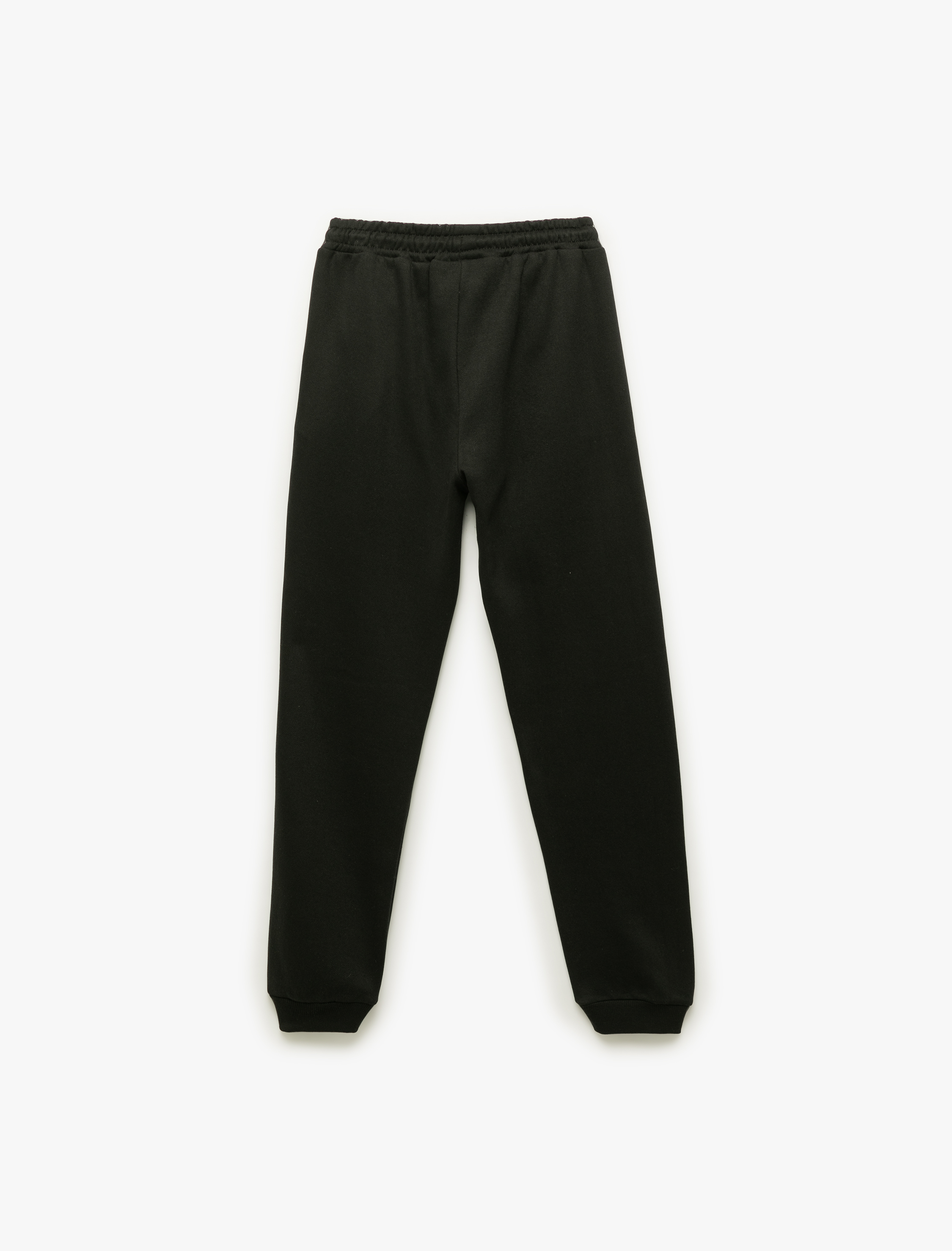  Erkek Çocuk Beli Lastikli Baskı Detaylı Şardonlu Eşofman Altı