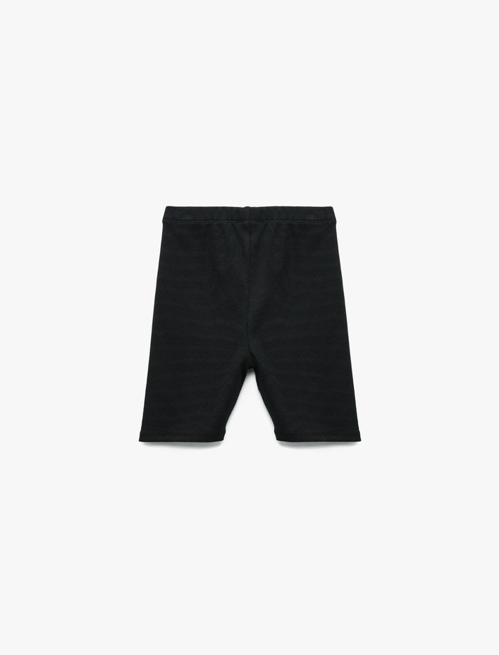 Kız Bebek Pamuklu Beli Lastikli Basic Tayt