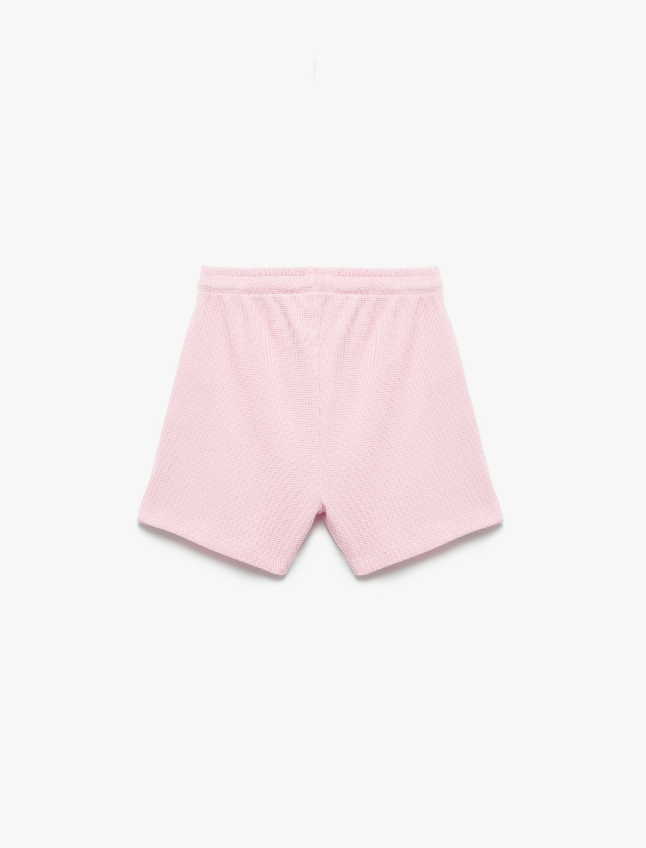  Kız Çocuk Pamuklu Beli Lastikli Basic Şort