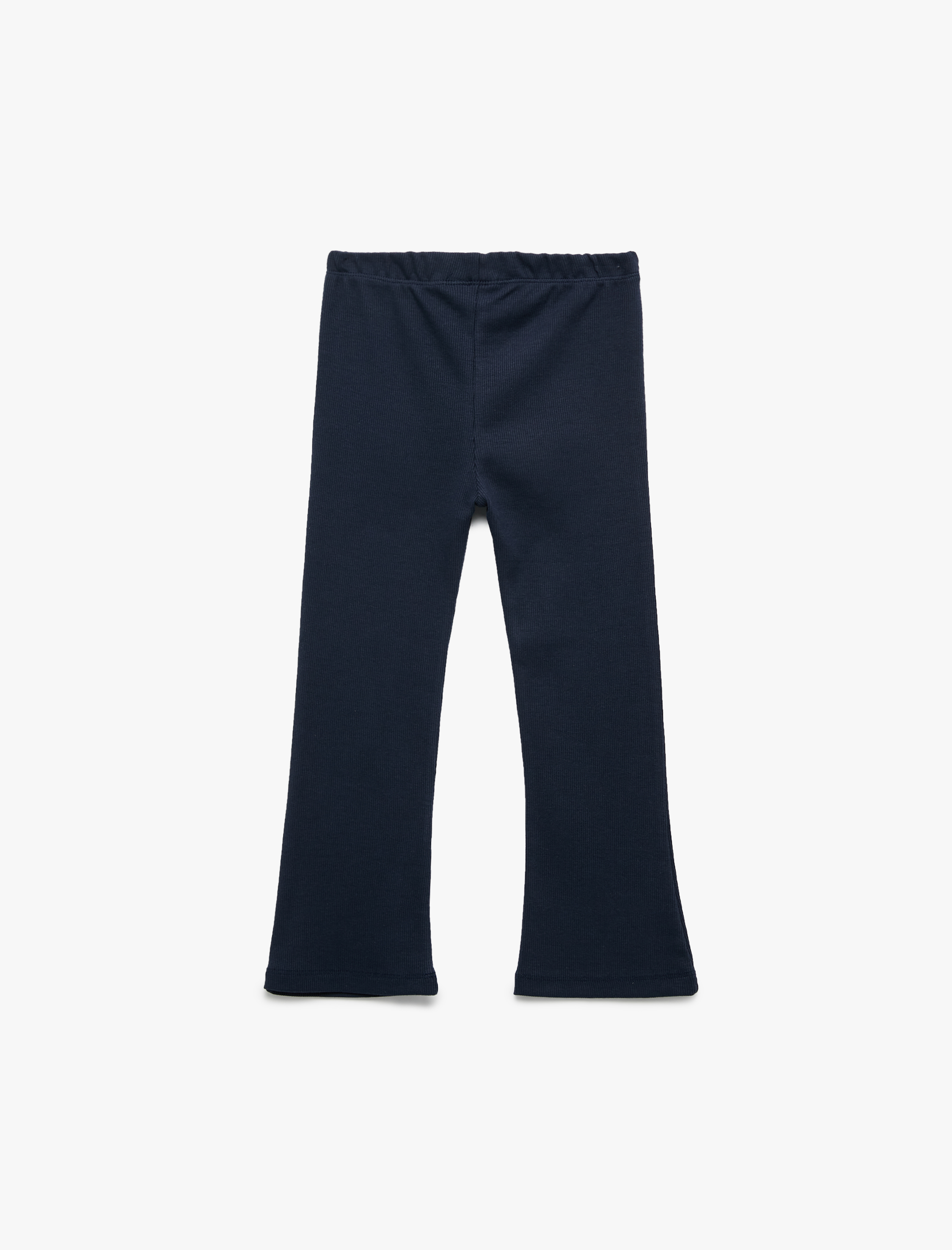  Kız Bebek Pamuklu Beli Lastikli Basic İspanyol Paça Tayt