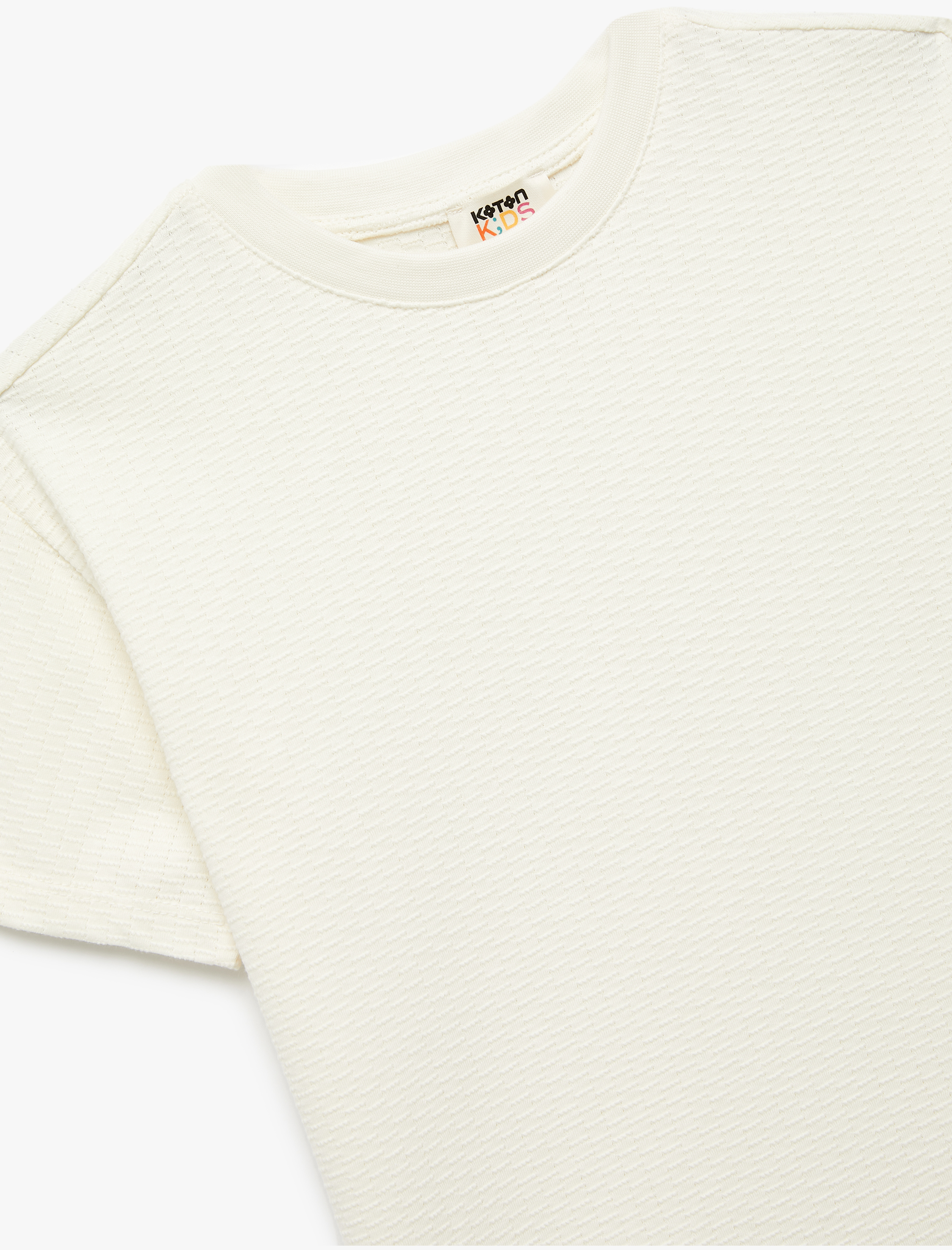  Erkek Çocuk Kısa Kollu Bisiklet Yaka Basic Tişört