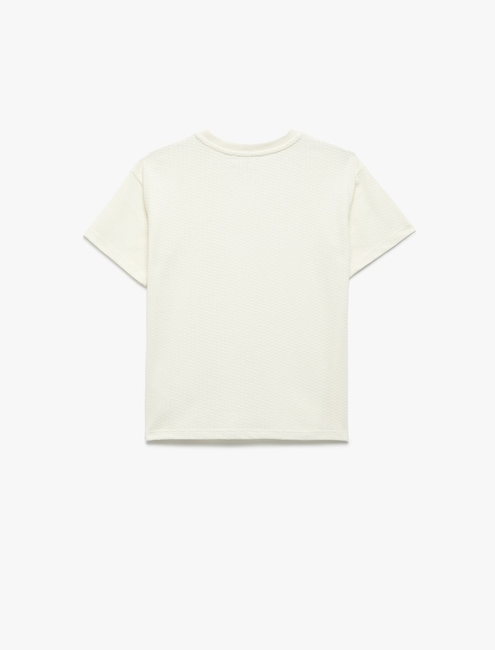 Erkek Çocuk Kısa Kollu Bisiklet Yaka Basic Tişört