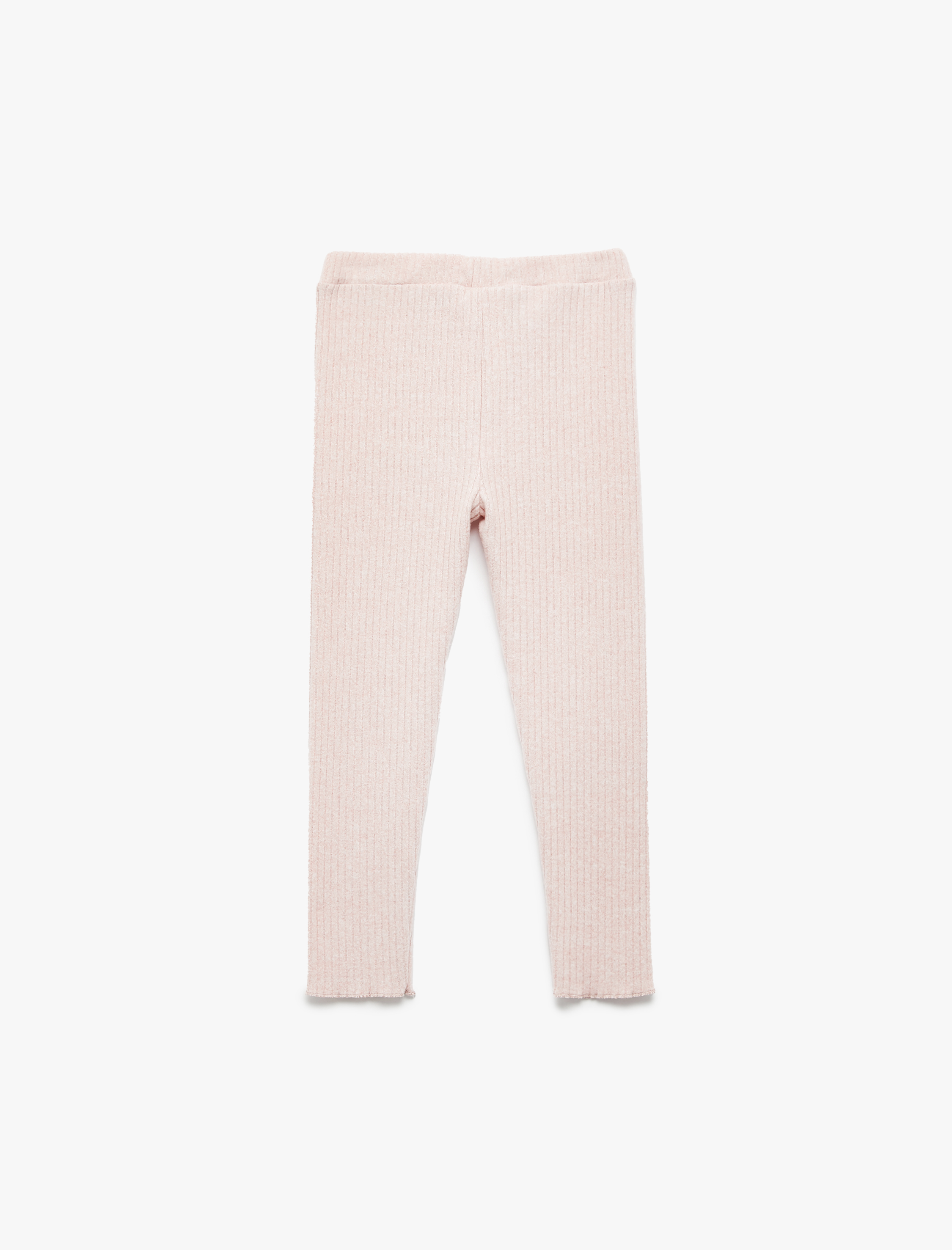  Kız Bebek Viskon Karışımlı Beli Lastikli Basic Tayt