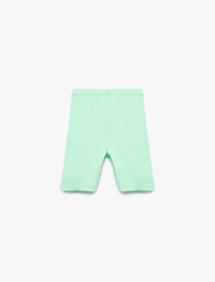 Pamuklu Beli Lastikli Basic Tayt