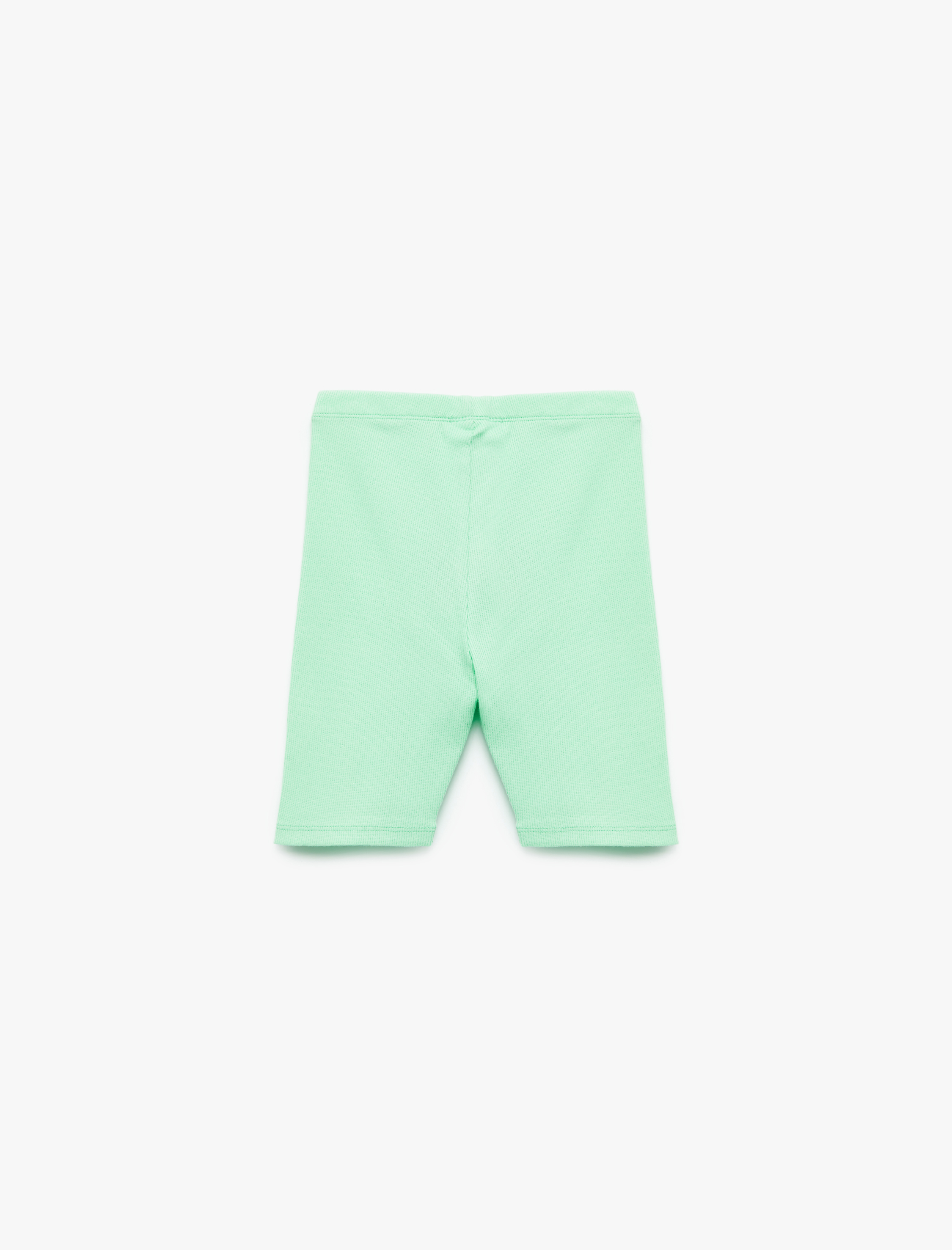  Kız Bebek Pamuklu Beli Lastikli Basic Tayt