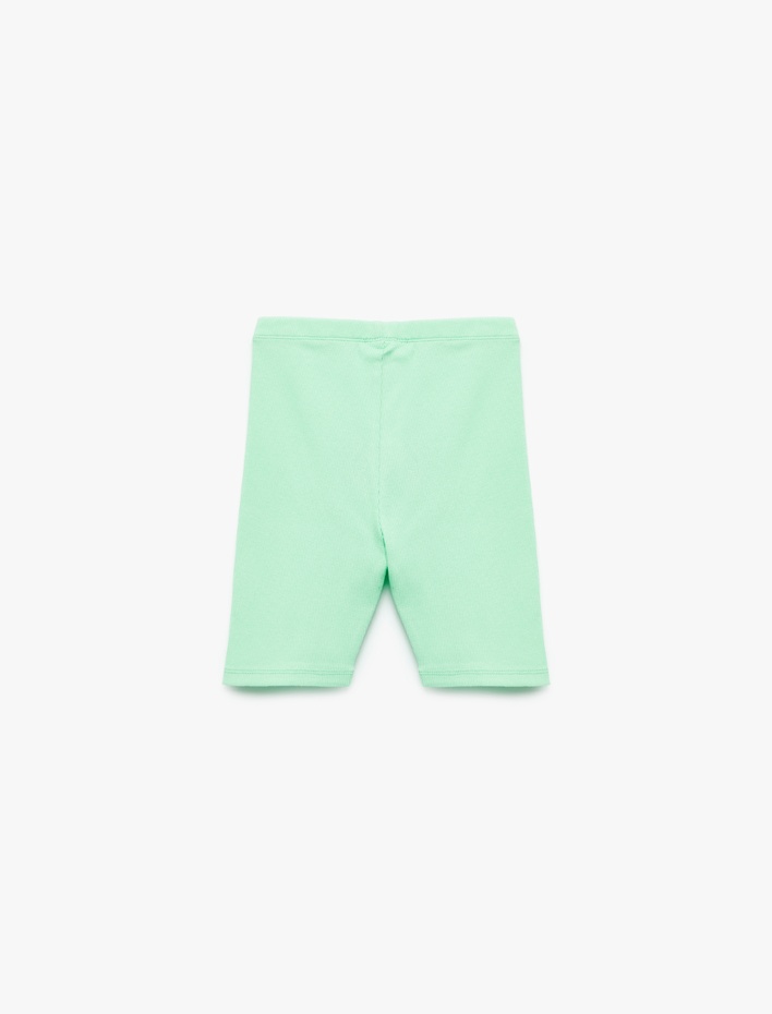 Kız Bebek Pamuklu Beli Lastikli Basic Tayt