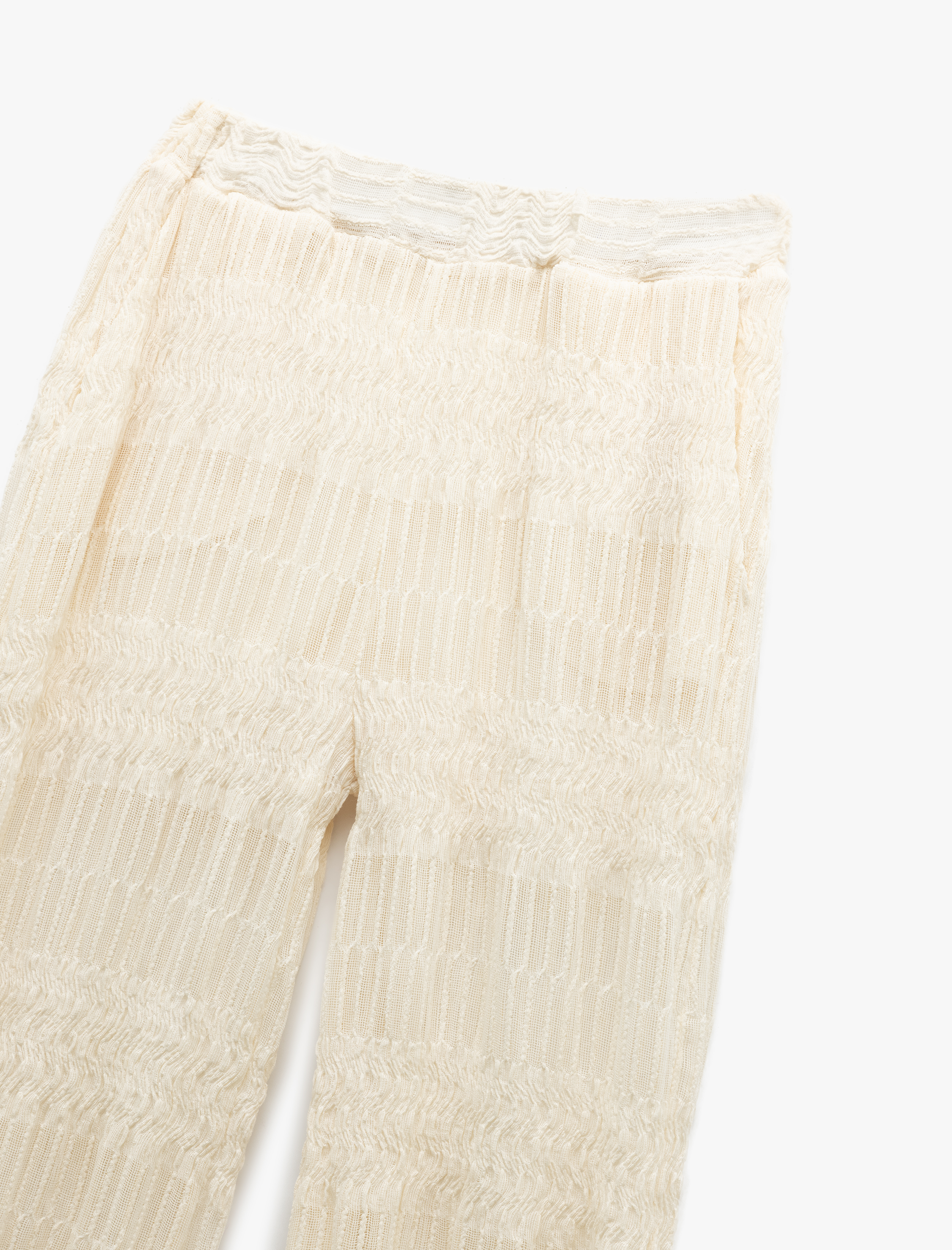   Rahat Kalıp Yarım Astarlı Transparan Cepli Dantel Jogger Pantolon