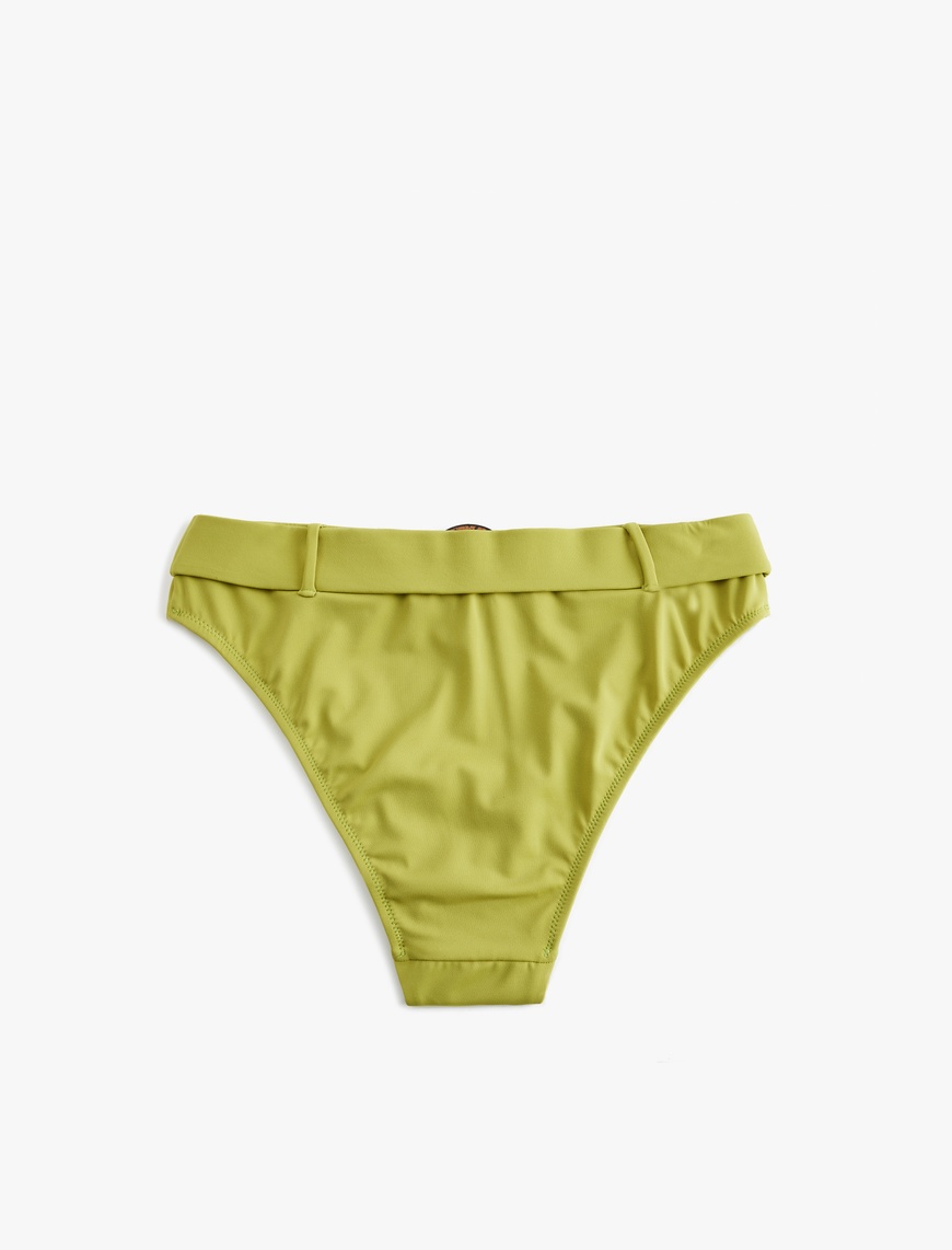   Kemerli Yüksek Bel Bikini Altı