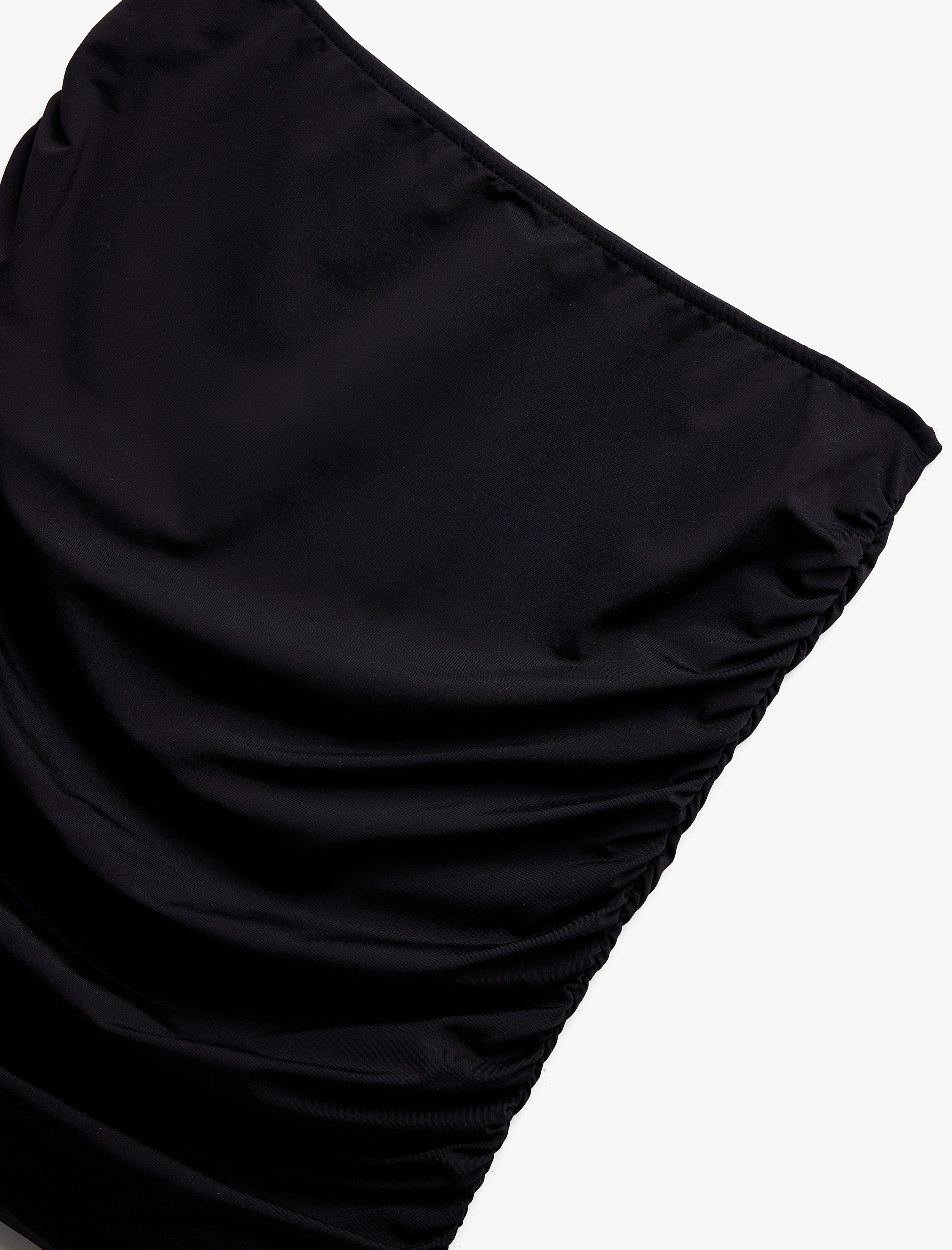   Büzgü Detaylı Mini Pareo Etek