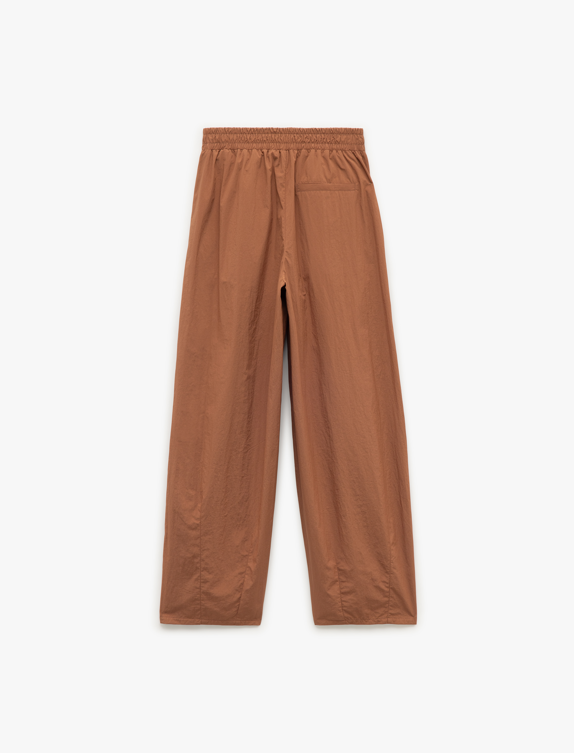   Rahat Kalıp Beli Lastikli Cepli Pileli Paraşüt Pantolon