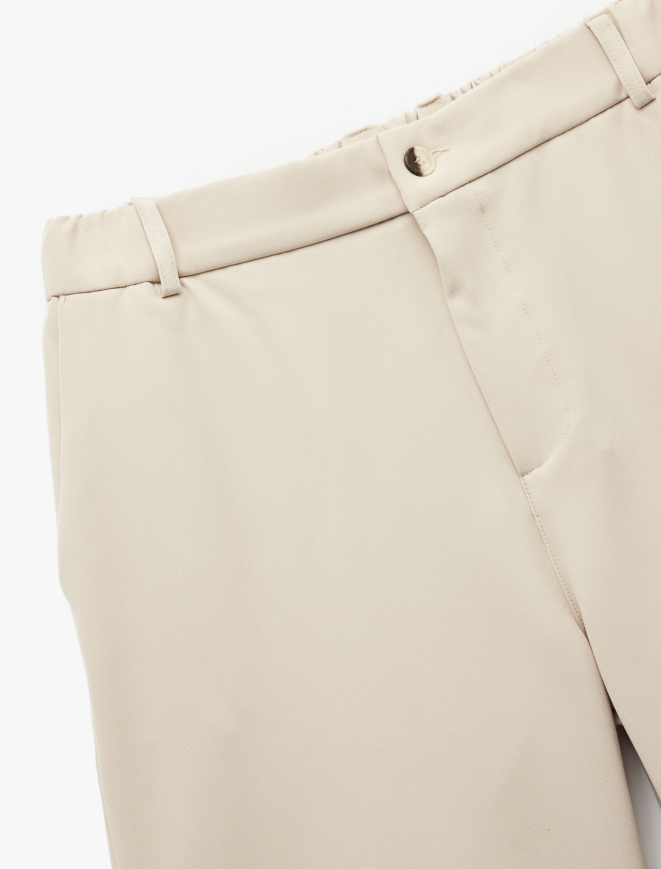   Düğmeli Bermuda Oversize Chino Şort