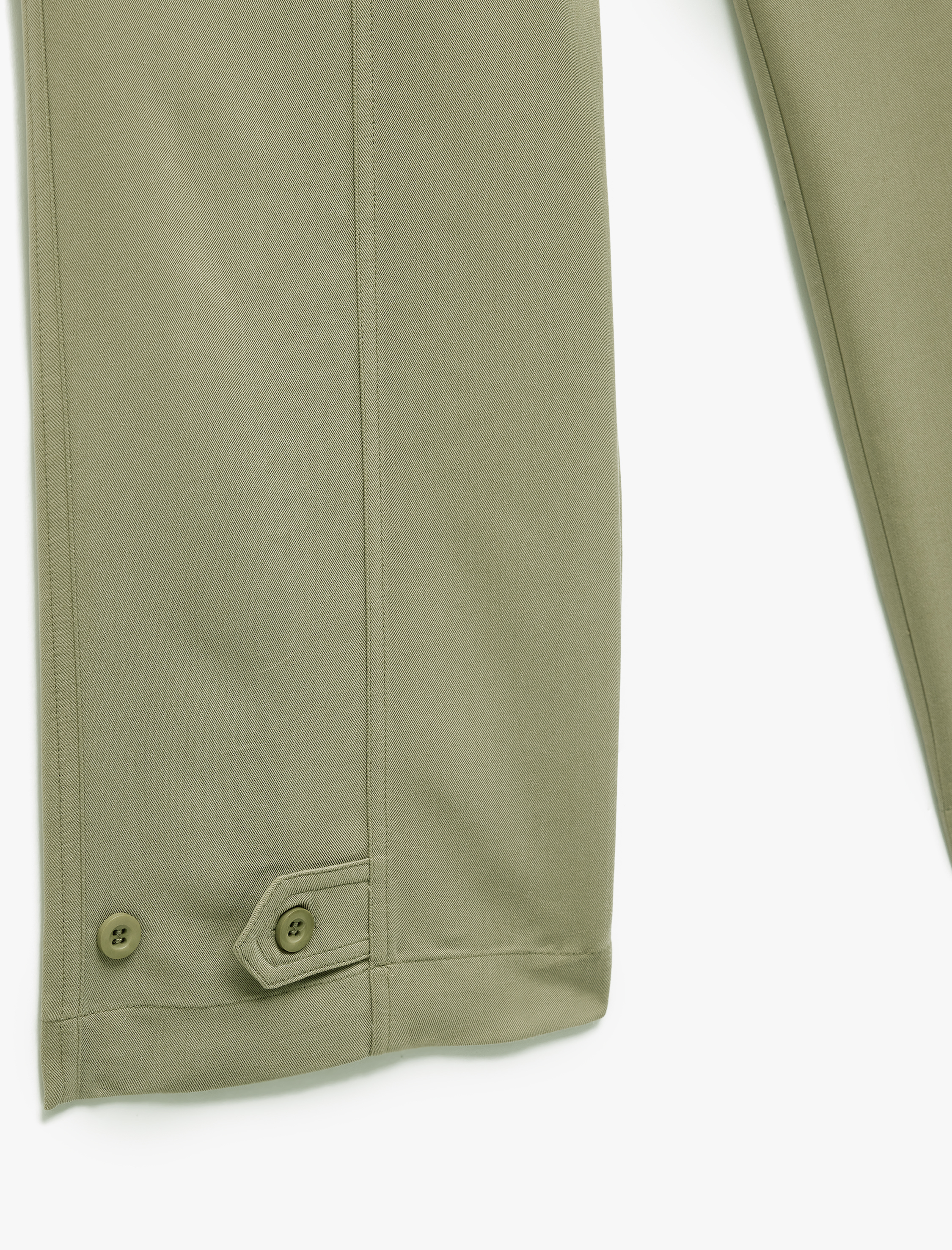   Modal Karışımlı Beli Lastikli Cepli Bol Düz Paça Pantolon