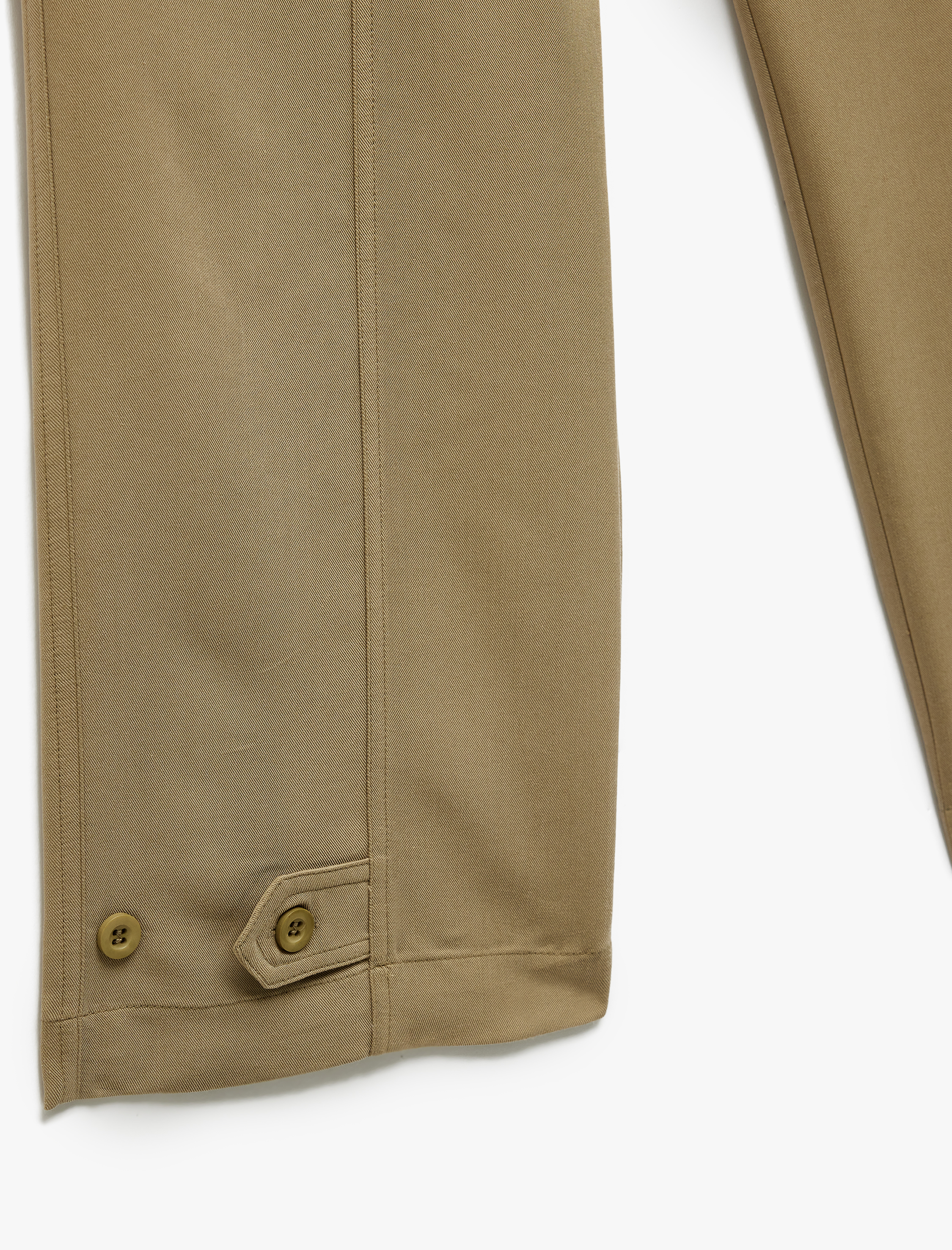   Modal Karışımlı Beli Lastikli Cepli Bol Düz Paça Pantolon