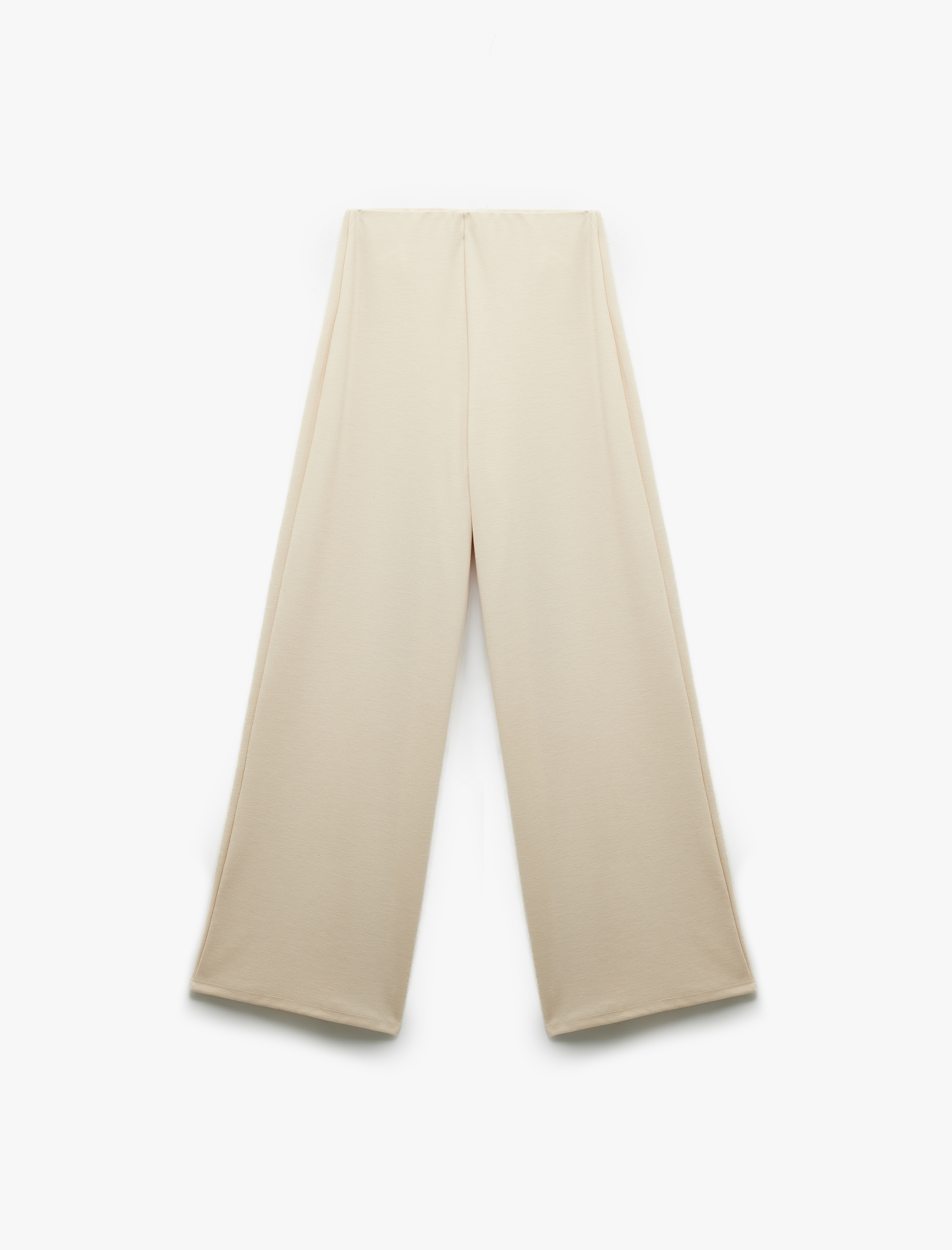   Normal Bel Regular Fit Uzun Geniş Paça Palazzo Pantolon