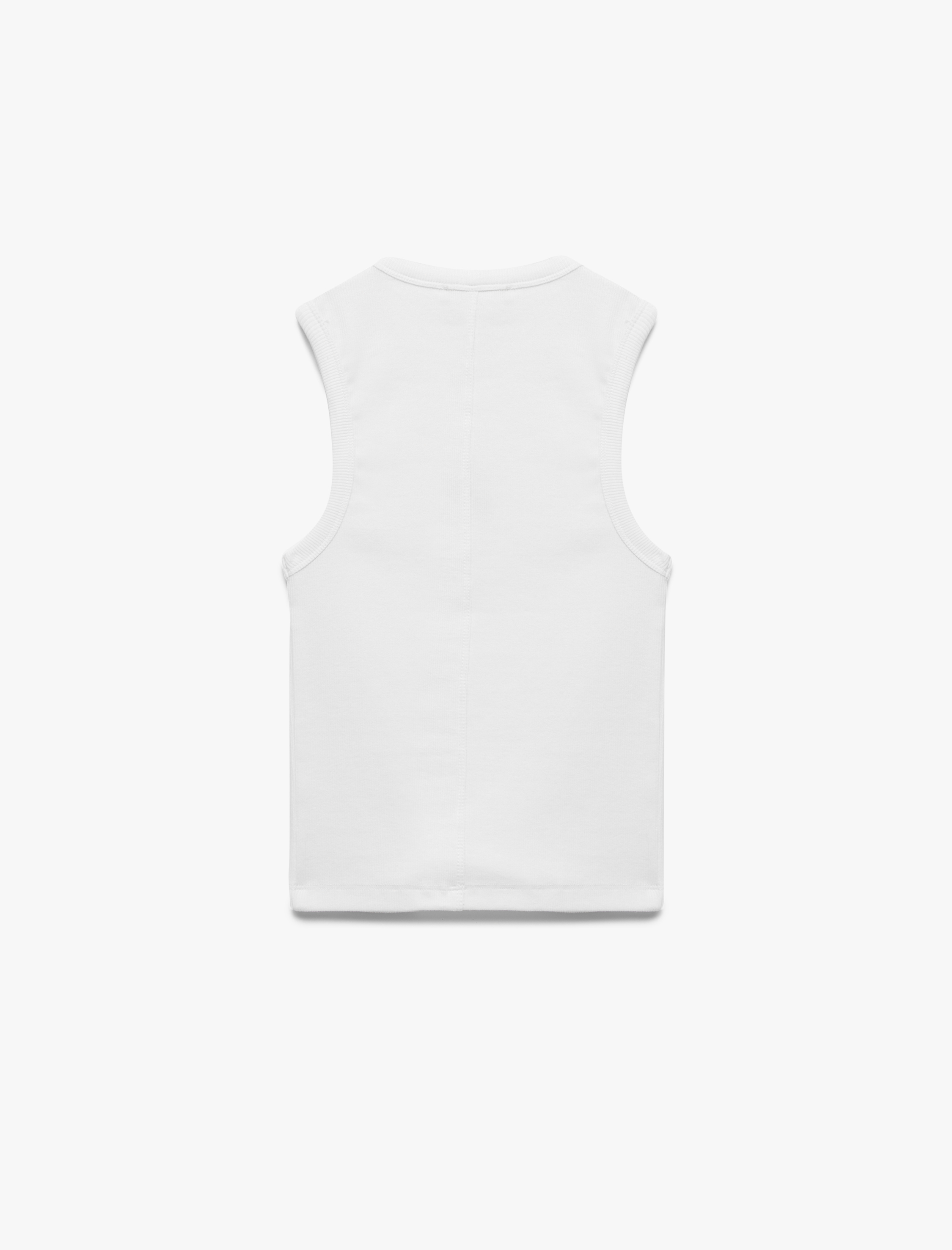   Pamuklu Slim Fit Bisiklet Yaka Domates Nakış Detaylı Kolsuz Tişört