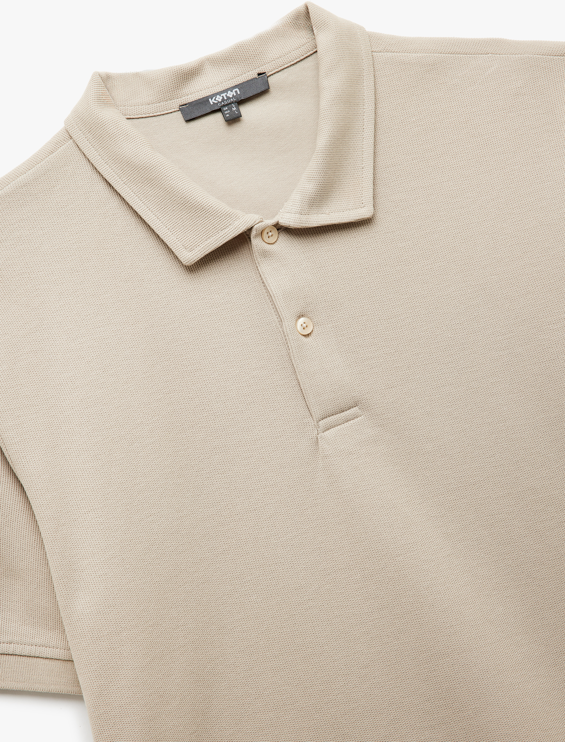   Regular Fit Kısa Kollu Pamuklu Polo Yaka Tişört