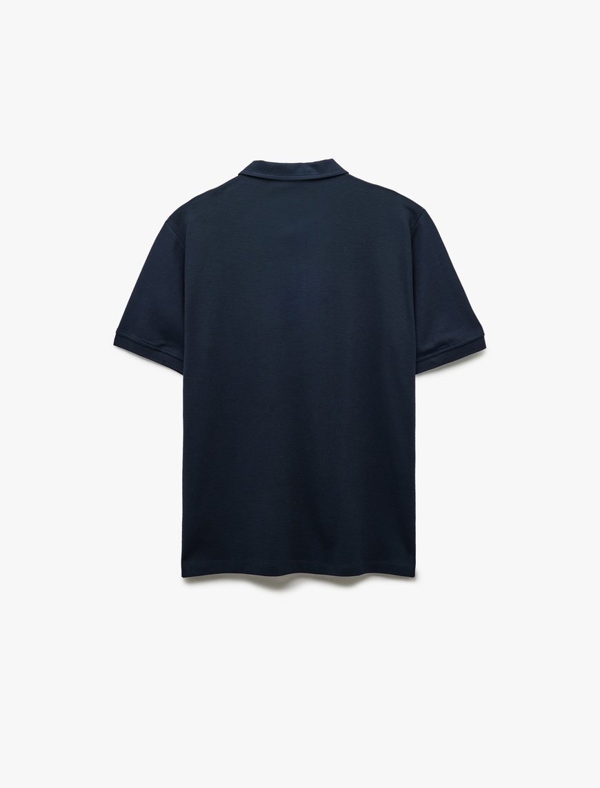   Regular Fit Kısa Kollu Pamuklu Polo Yaka Tişört