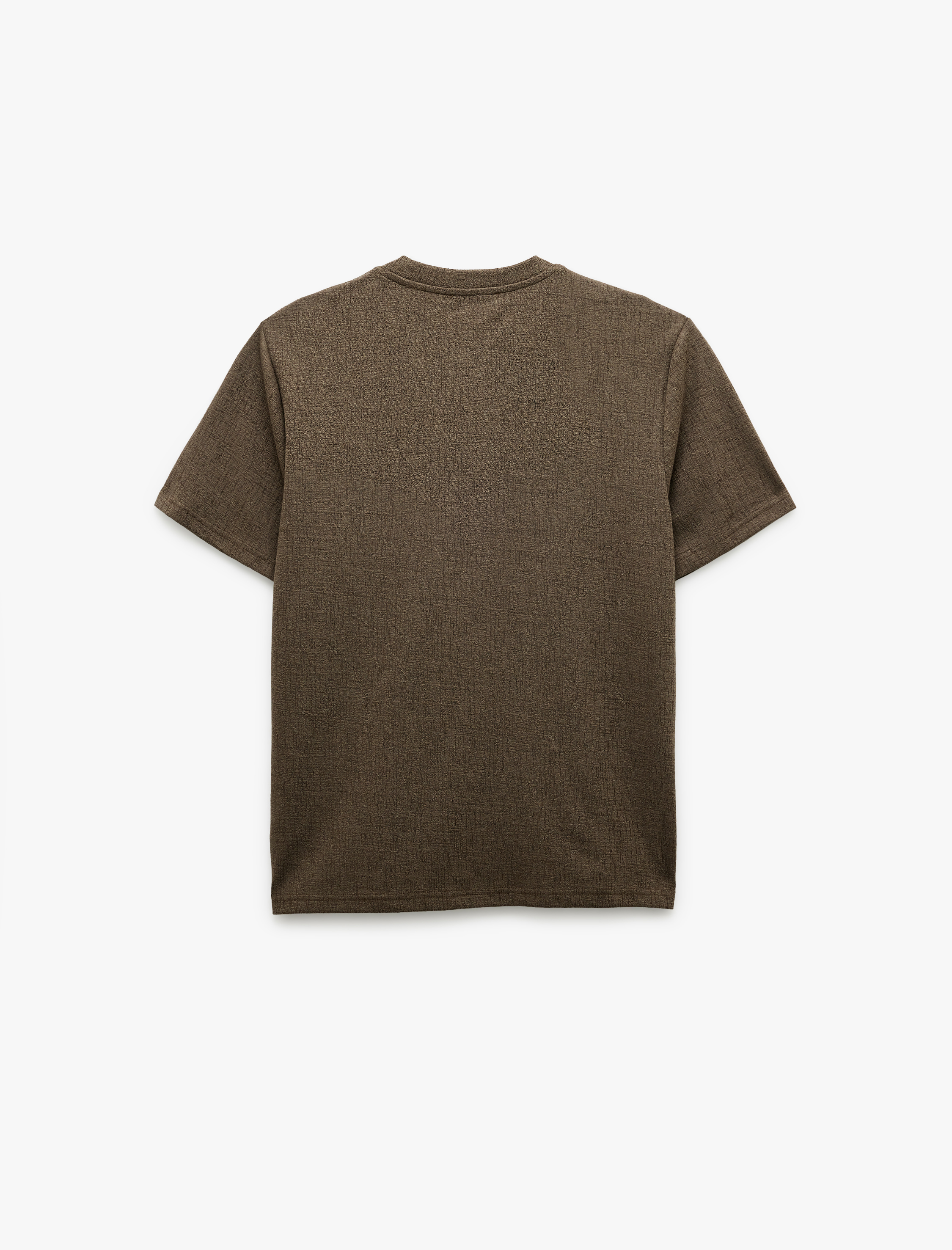   Kısa Kollu Pamuklu Regular Fit Bisiklet Yaka Tişört