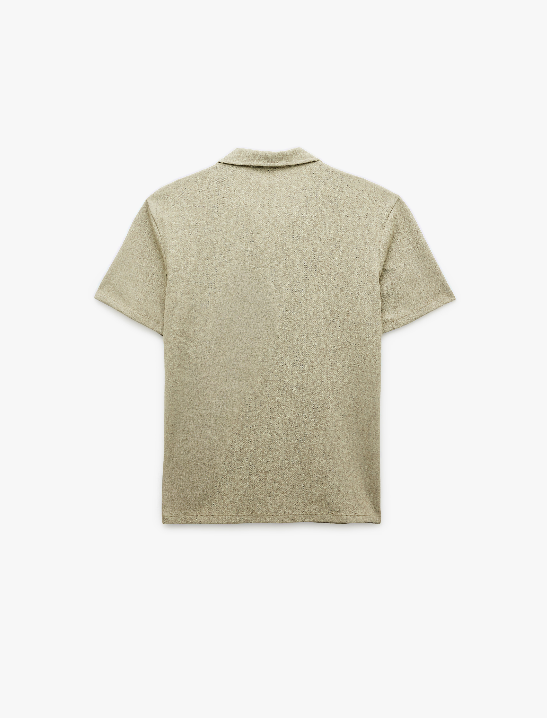   Pamuklu Regular Fit V Polo Yaka Kısa Kollu Tişört