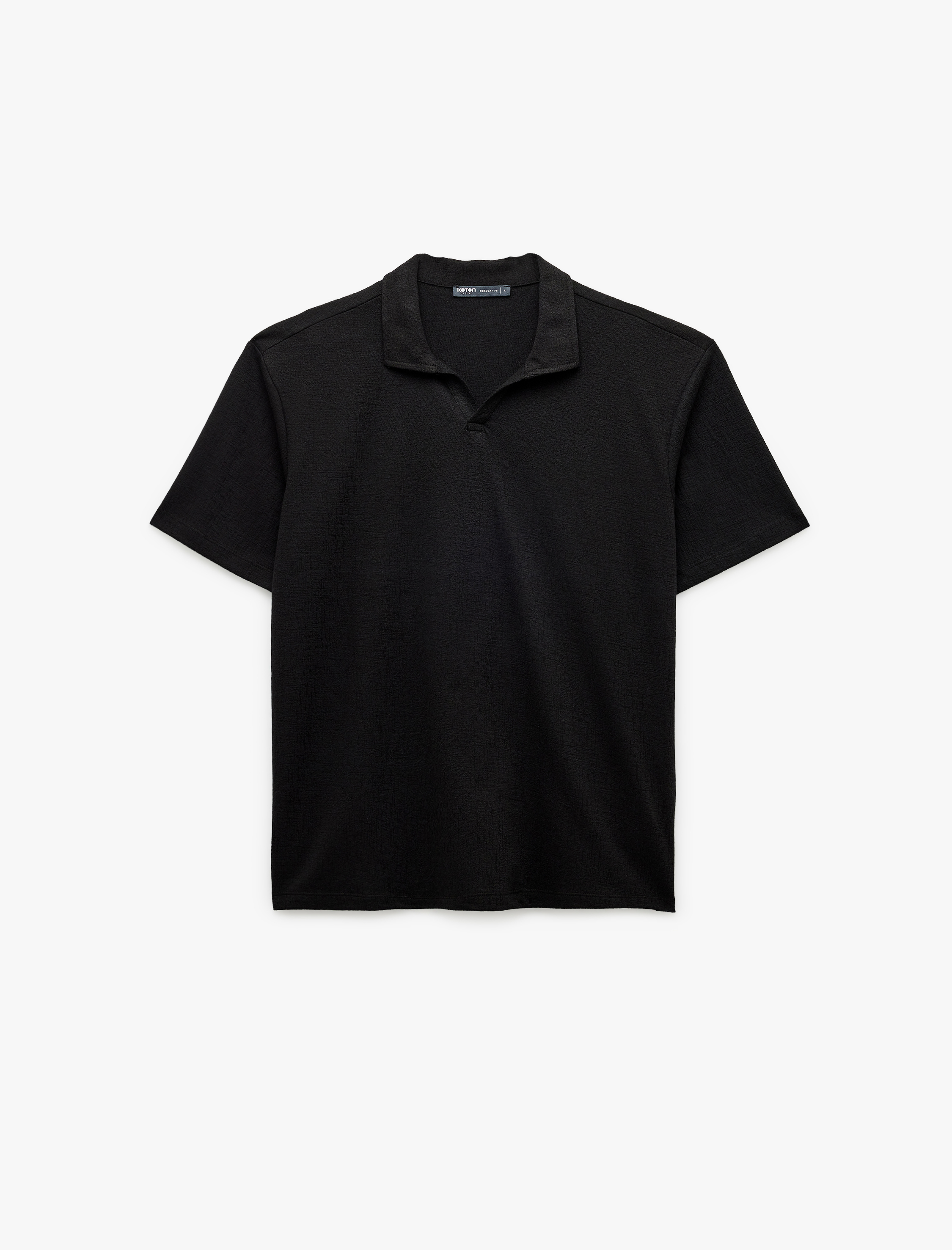   Pamuklu Regular Fit V Polo Yaka Kısa Kollu Tişört