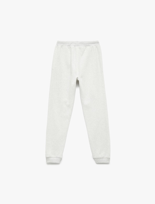 Pamuklu Beli Bağlamalı Şardonlu Basic Jogger Eşofman Altı_1