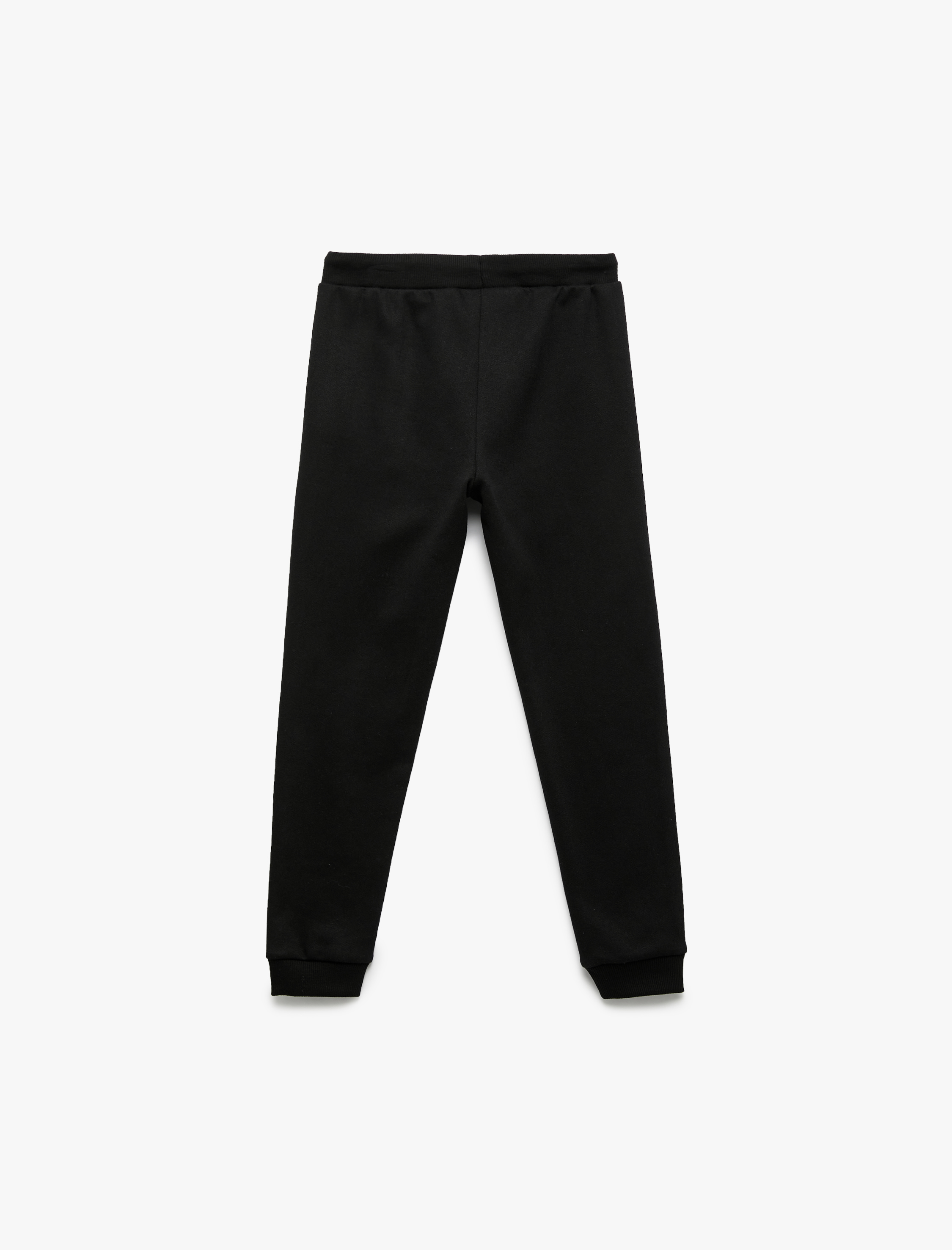  Erkek Çocuk Pamuklu Beli Bağlamalı Şardonlu Basic Jogger Eşofman Altı