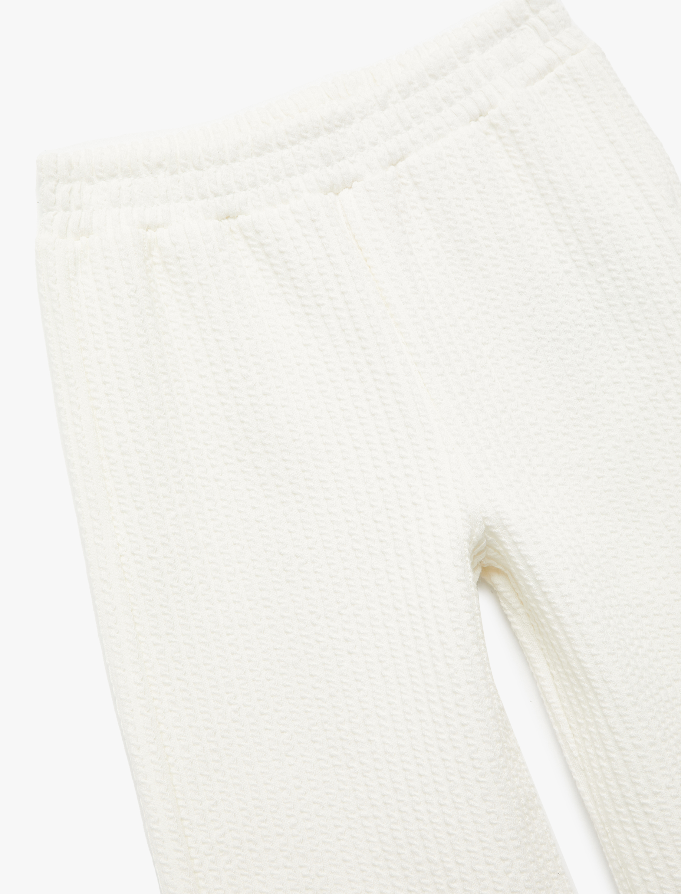  Kız Bebek Beli Lastikli Rahat Kesim Basic Pantolon