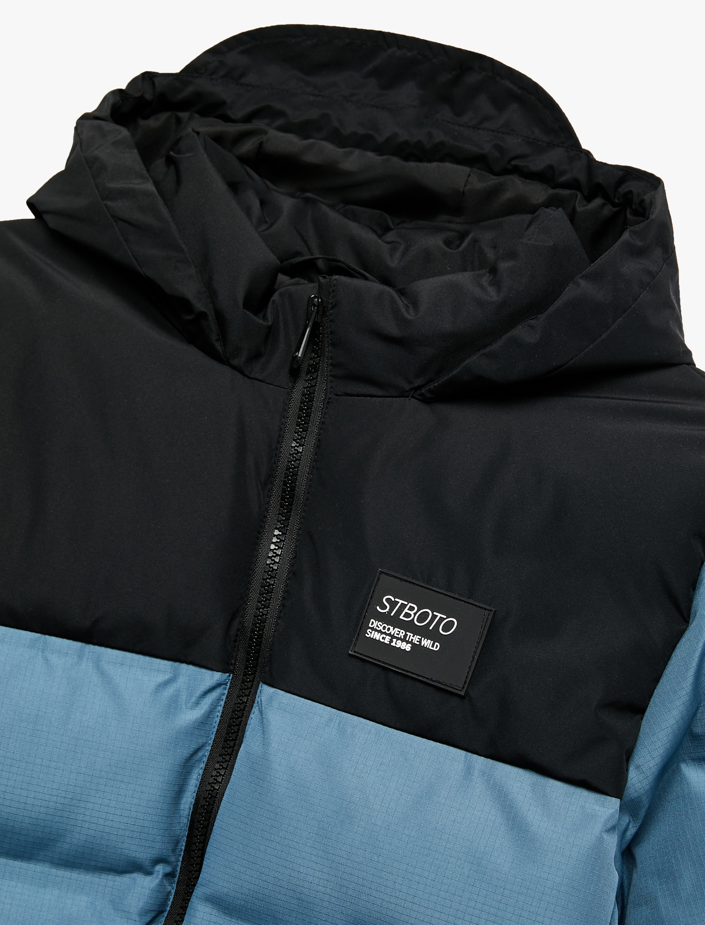  Erkek Çocuk Fermuarlı Kapşonlu Şişme Mont