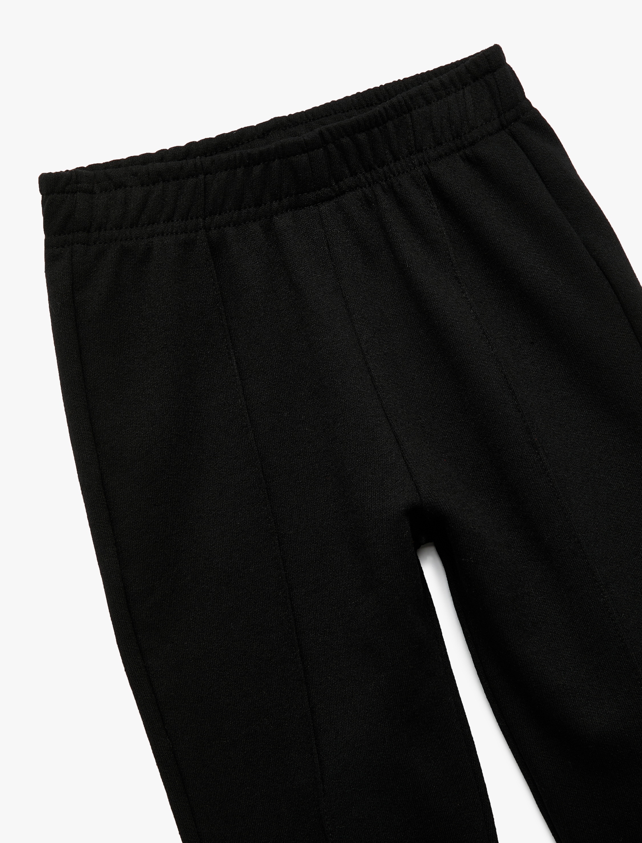  Kız Çocuk Beli Lastikli Şardonlu Basic Jogger Eşofman Altı