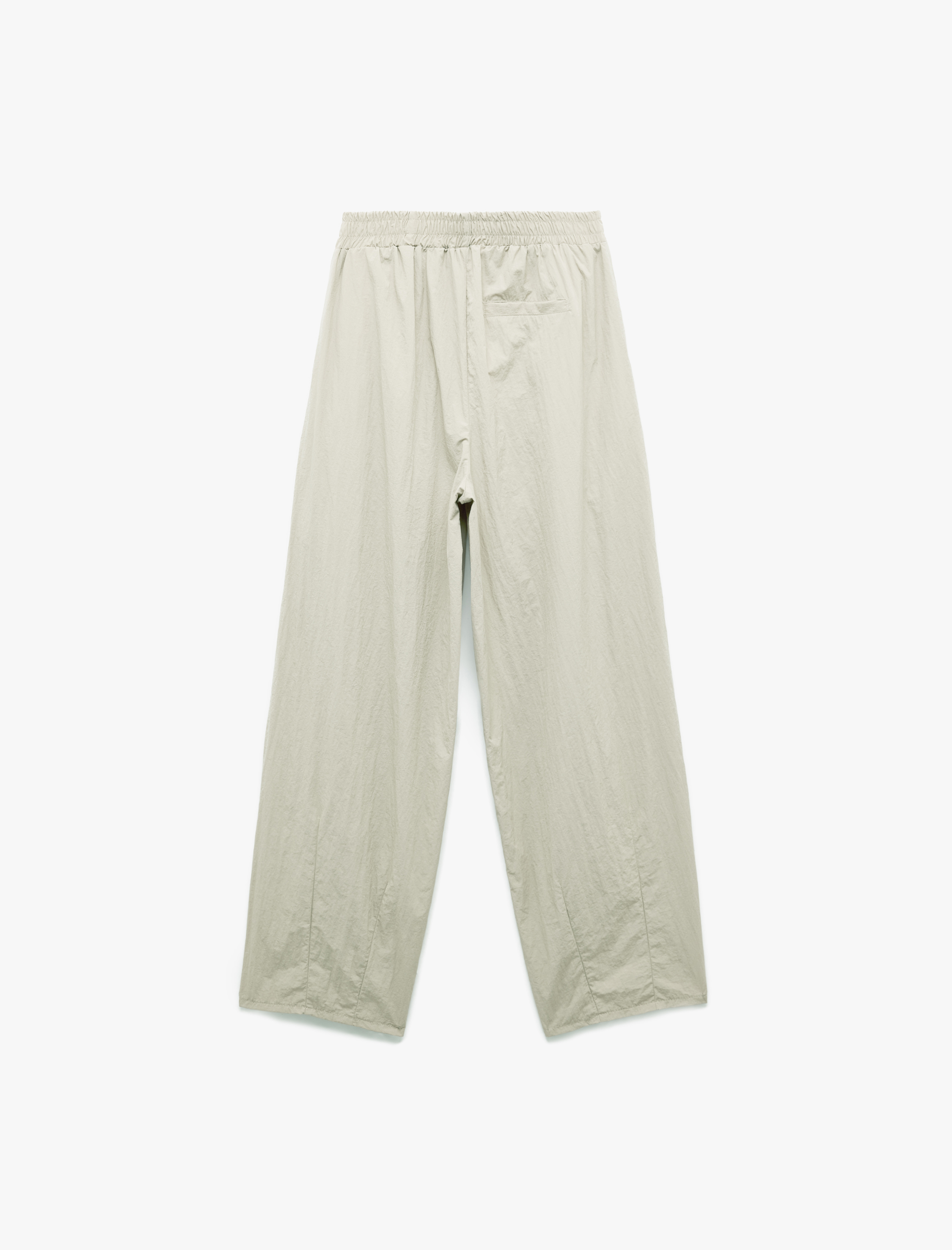   Rahat Kalıp Beli Lastikli Cepli Pileli Paraşüt Pantolon