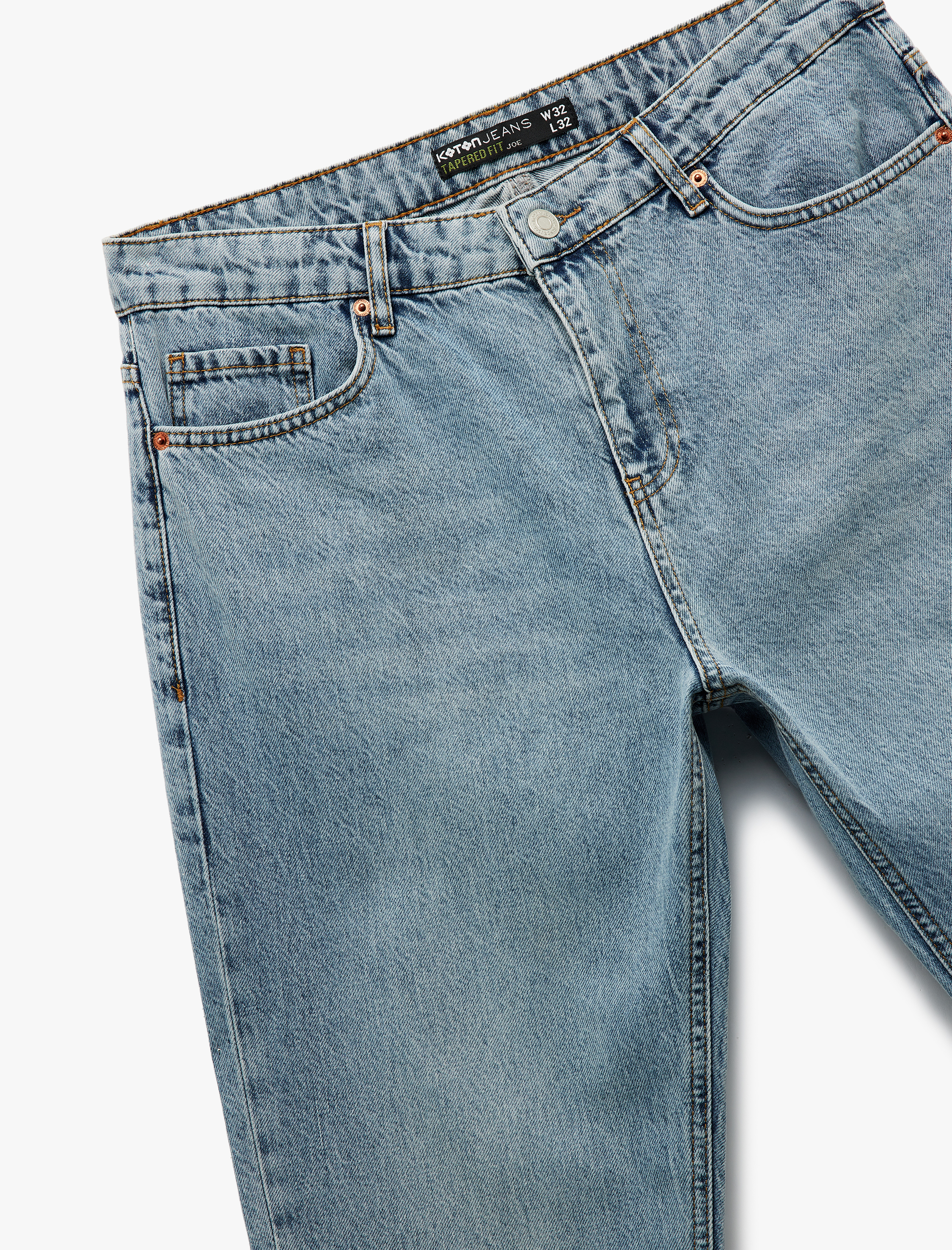   Normal Bel Pamuklu Tapered Fit Jean Pantolon - Joe Jean