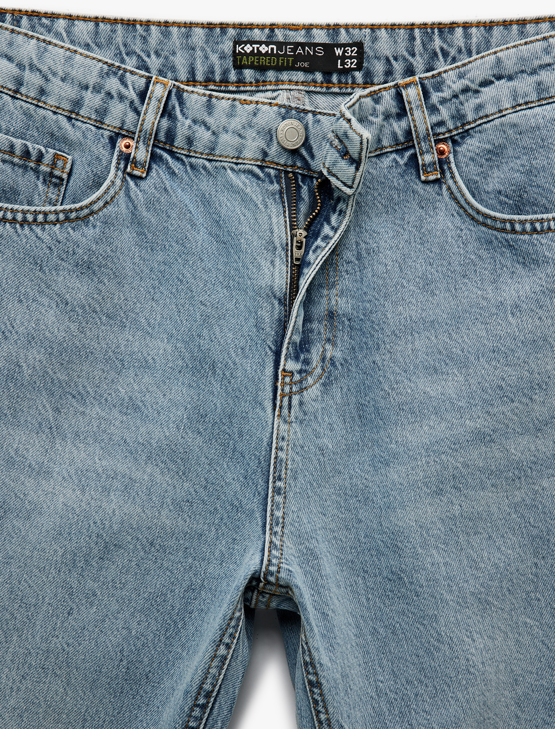   Normal Bel Pamuklu Tapered Fit Jean Pantolon - Joe Jean