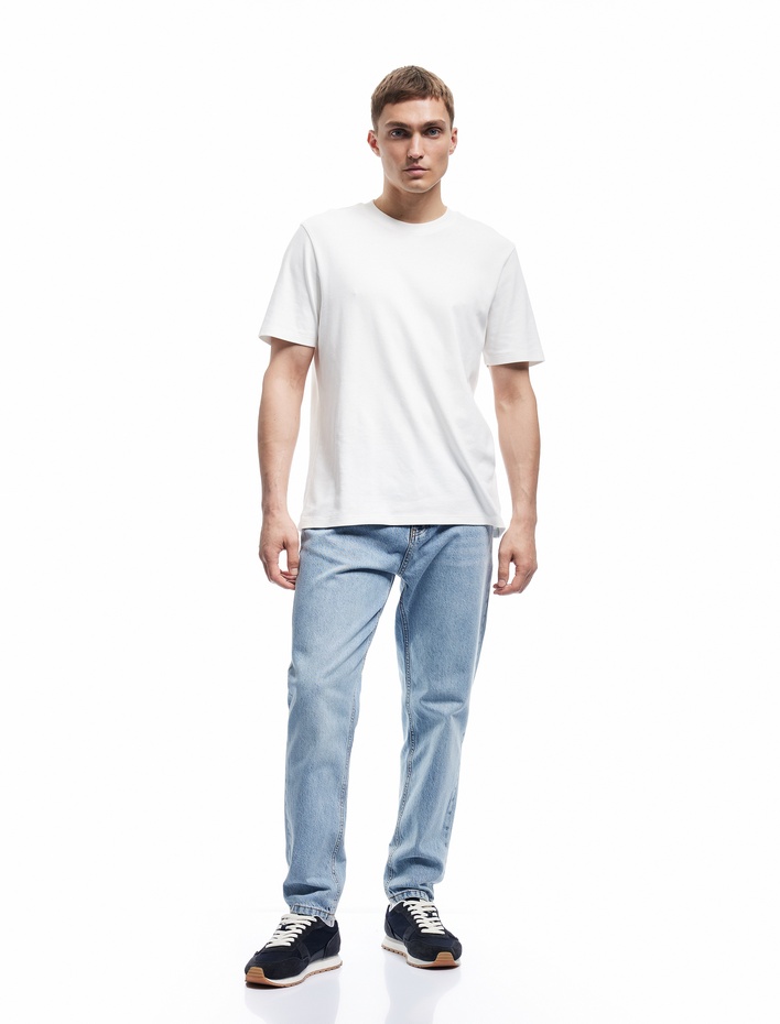  Normal Bel Pamuklu Tapered Fit Jean Pantolon - Joe Jean