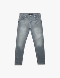 Normal Bel Slim Fit Jean Pantolon - Brad Jean
