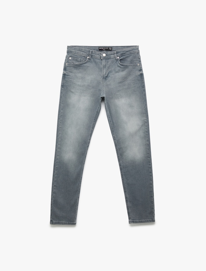  Normal Bel Slim Fit Jean Pantolon - Brad Jean